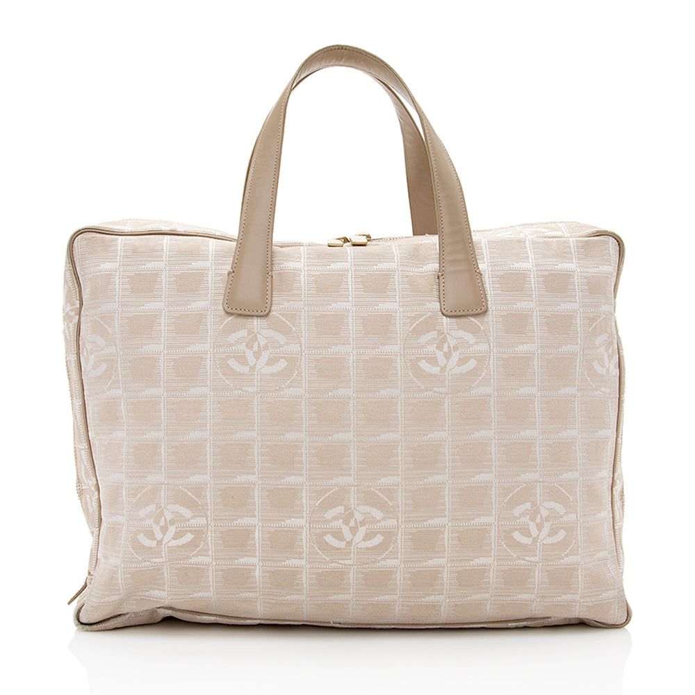 Chanel Nylon Ligne Zip Around SHF Travel Bag