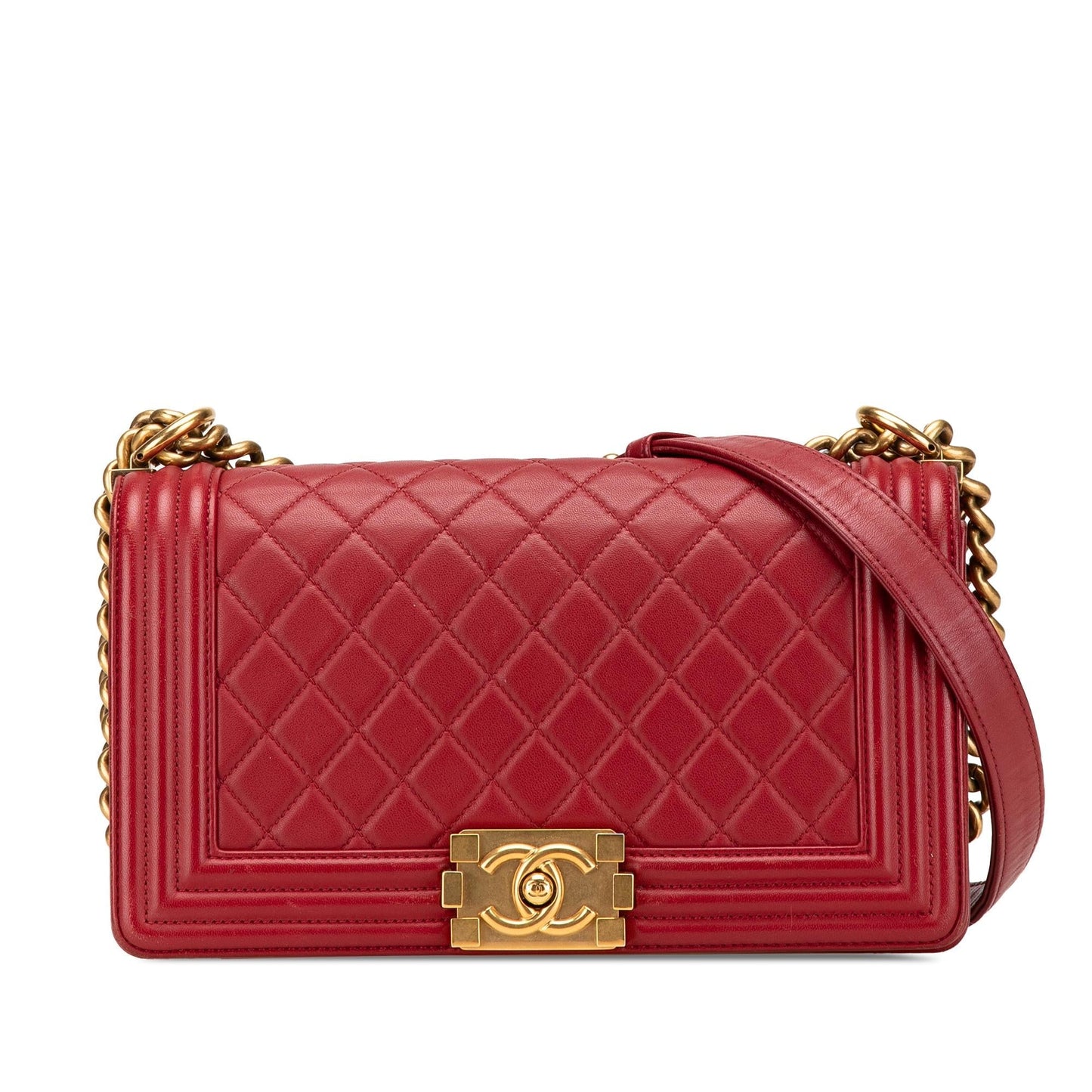 Chanel Old Lambskin Boy Flap Handbag