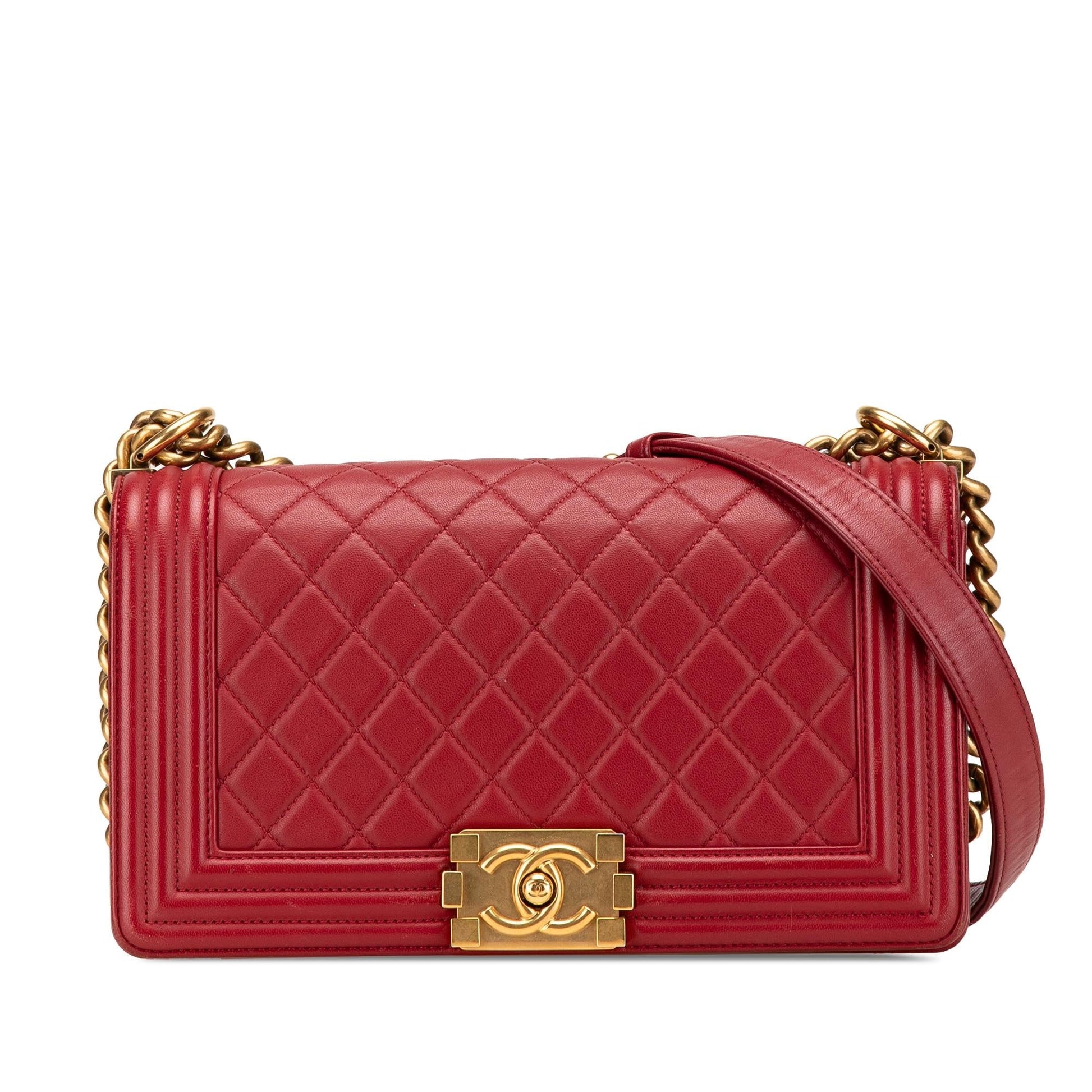 Chanel Old Lambskin Boy Flap Handbag