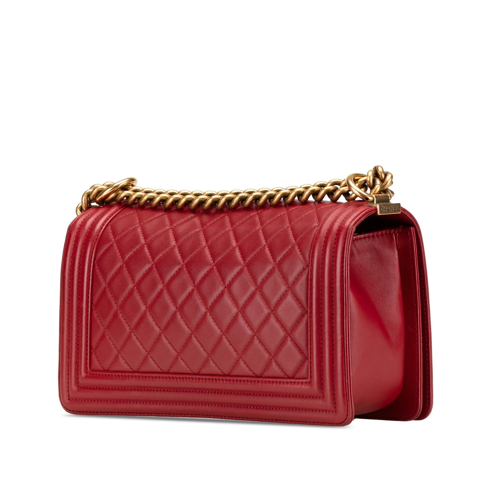 Chanel Old Lambskin Boy Flap Handbag