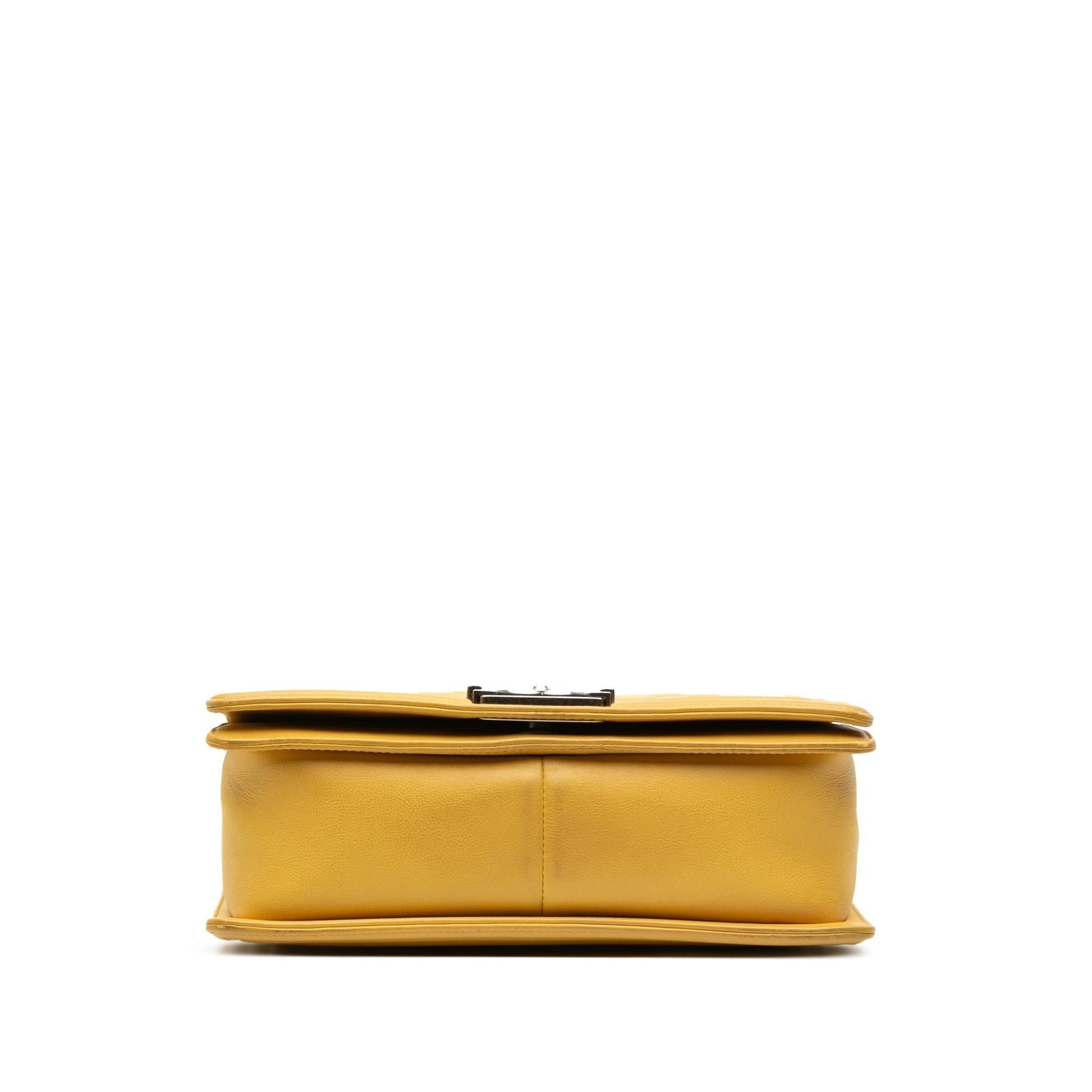 Chanel Old Quilted Calfskin Boy Flap Handbag