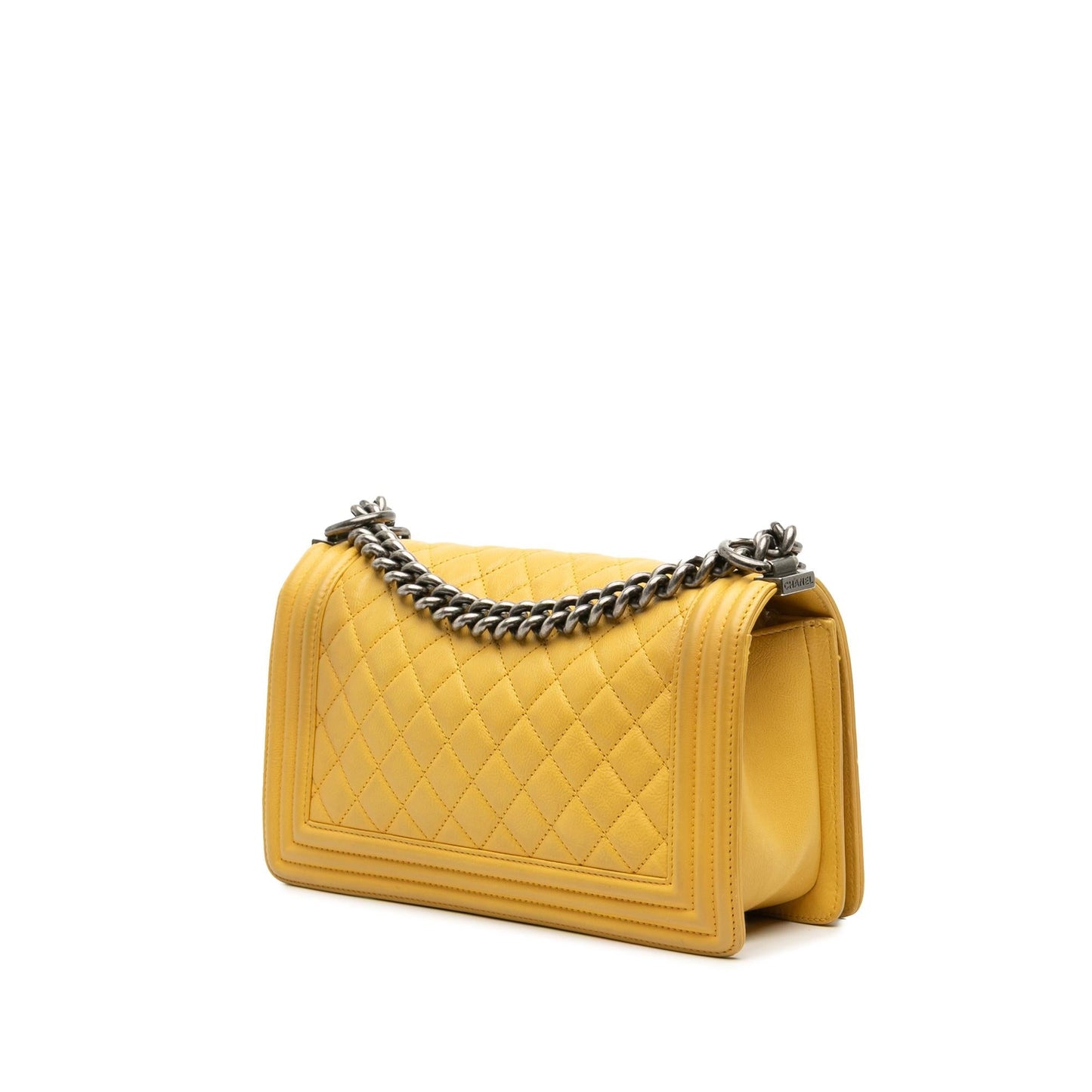 Chanel Old Quilted Calfskin Boy Flap Handbag