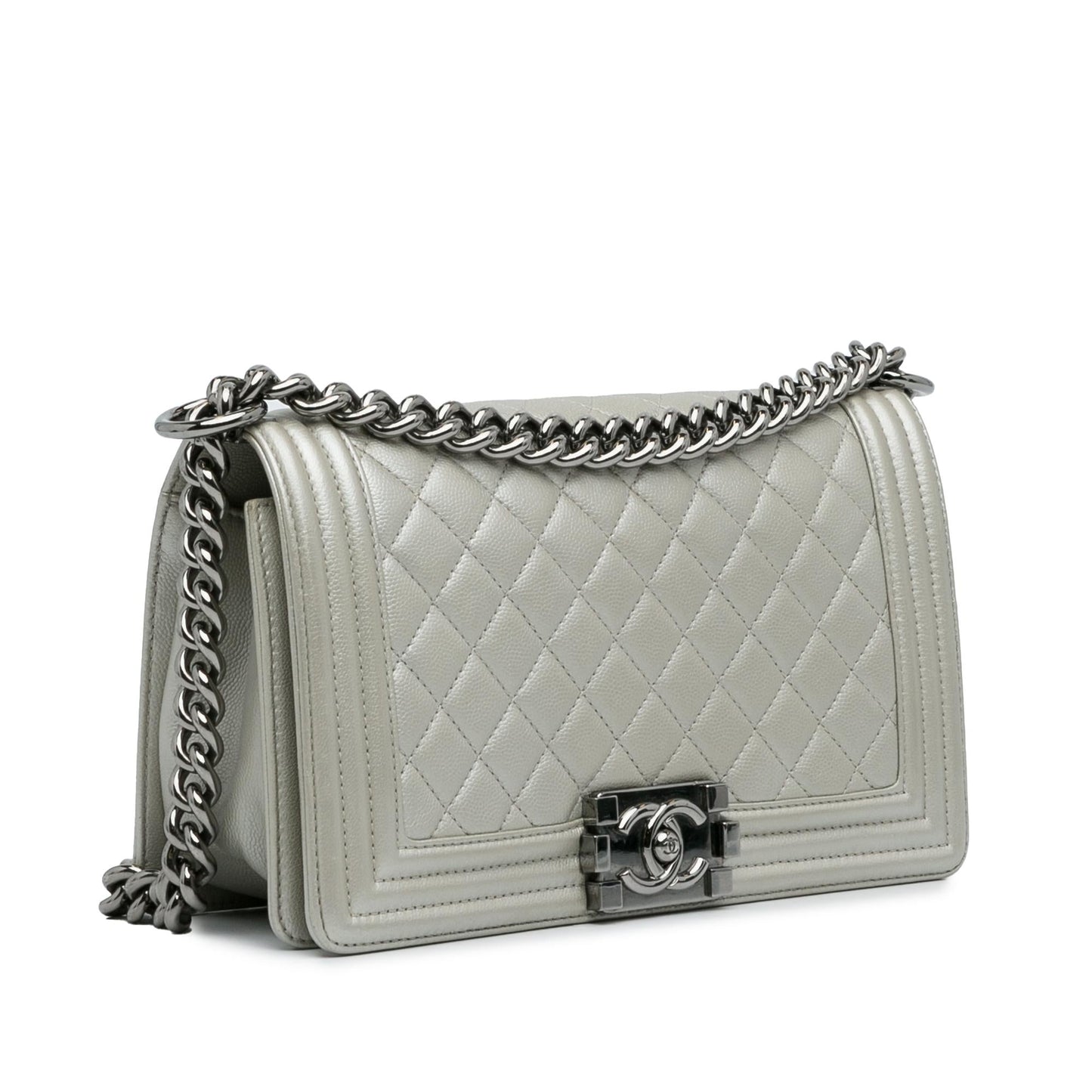 Chanel Old Quilted Caviar Boy Flap Handbag Flap 1