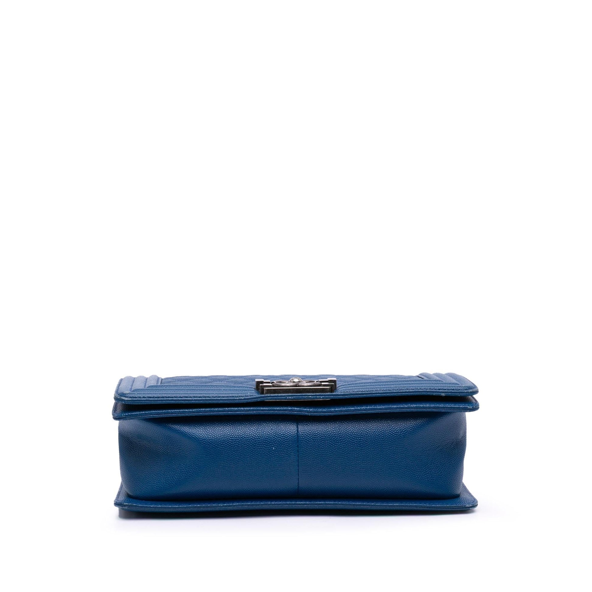 Chanel Old Quilted Caviar Boy Flap Handbag Flap 2