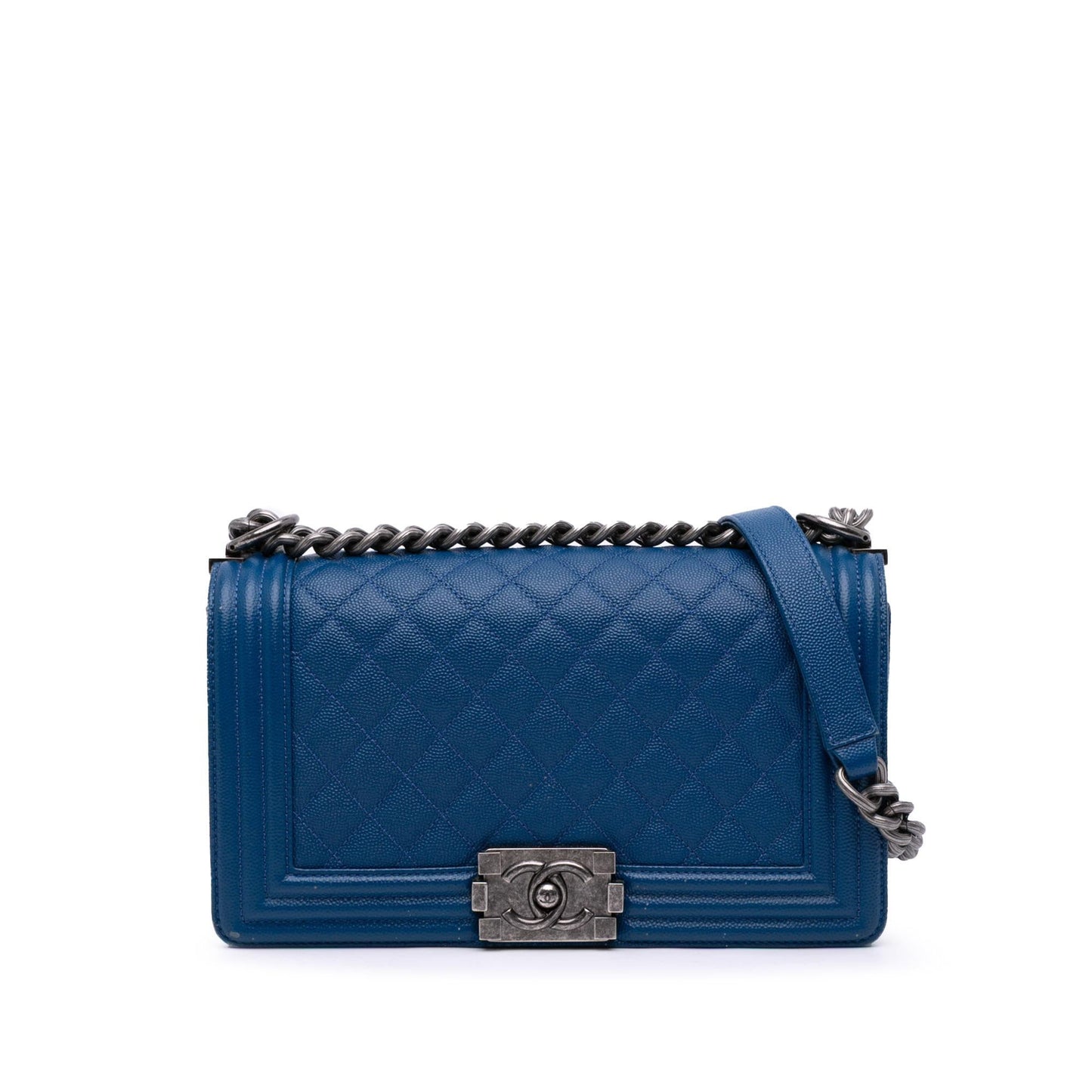 Chanel Old Quilted Caviar Boy Flap Handbag Flap 2