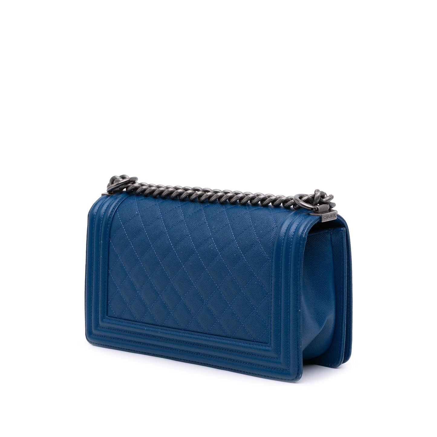 Chanel Old Quilted Caviar Boy Flap Handbag Flap 6