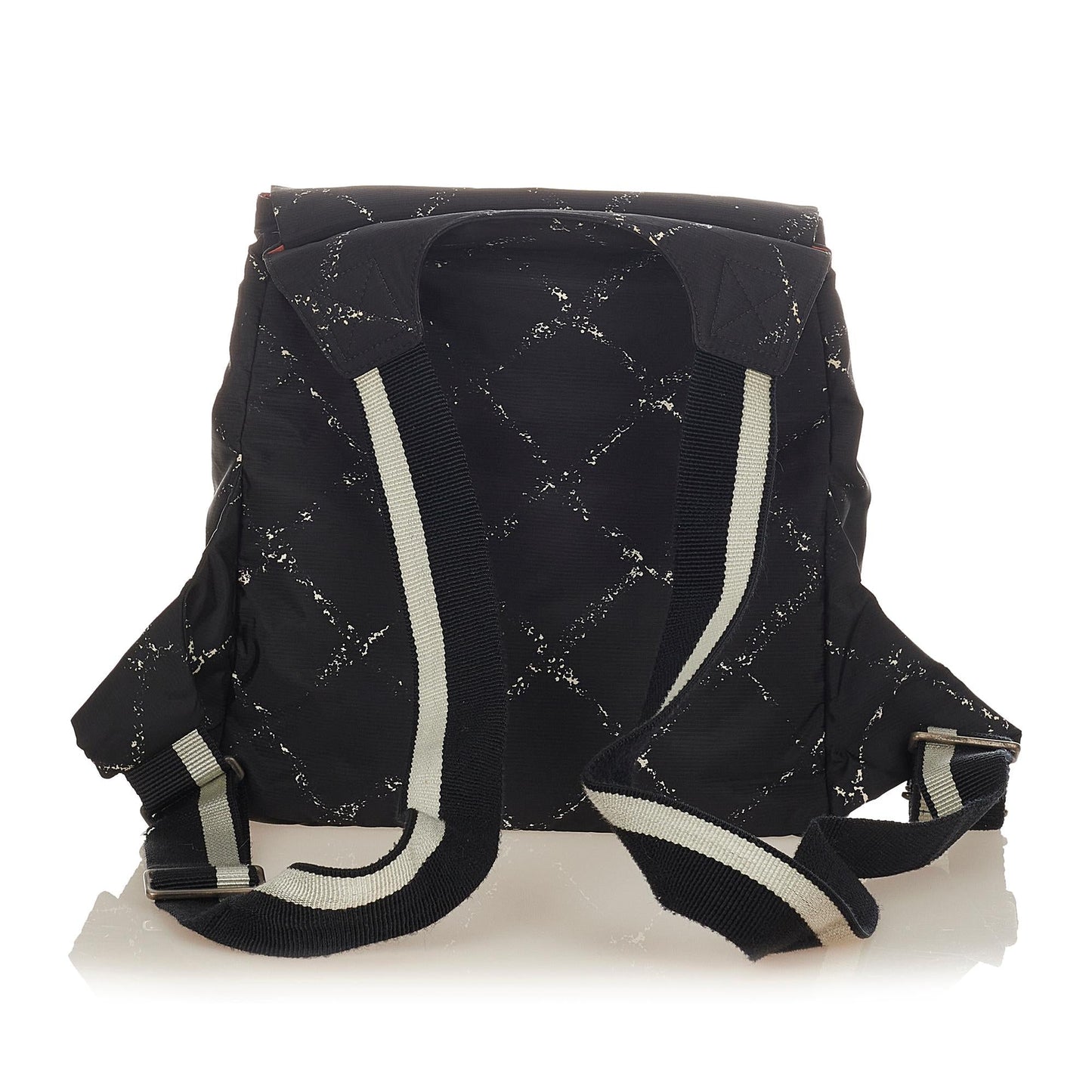 Chanel Old Line Nylon Backpack SHG Travel Bag