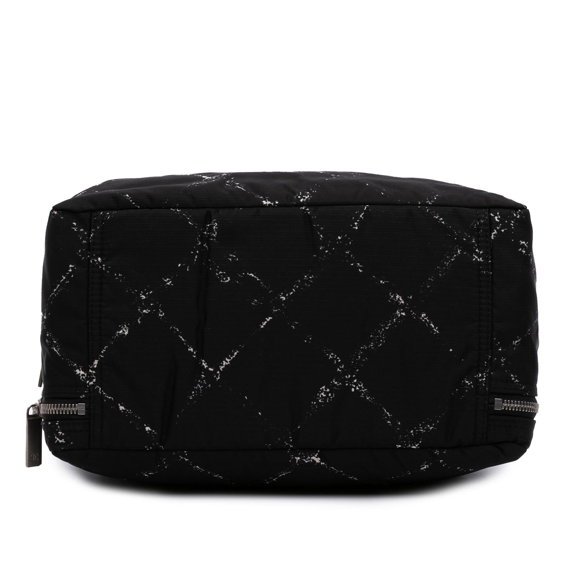 Chanel Old Line Nylon Travel Bag Nylon Handbag
