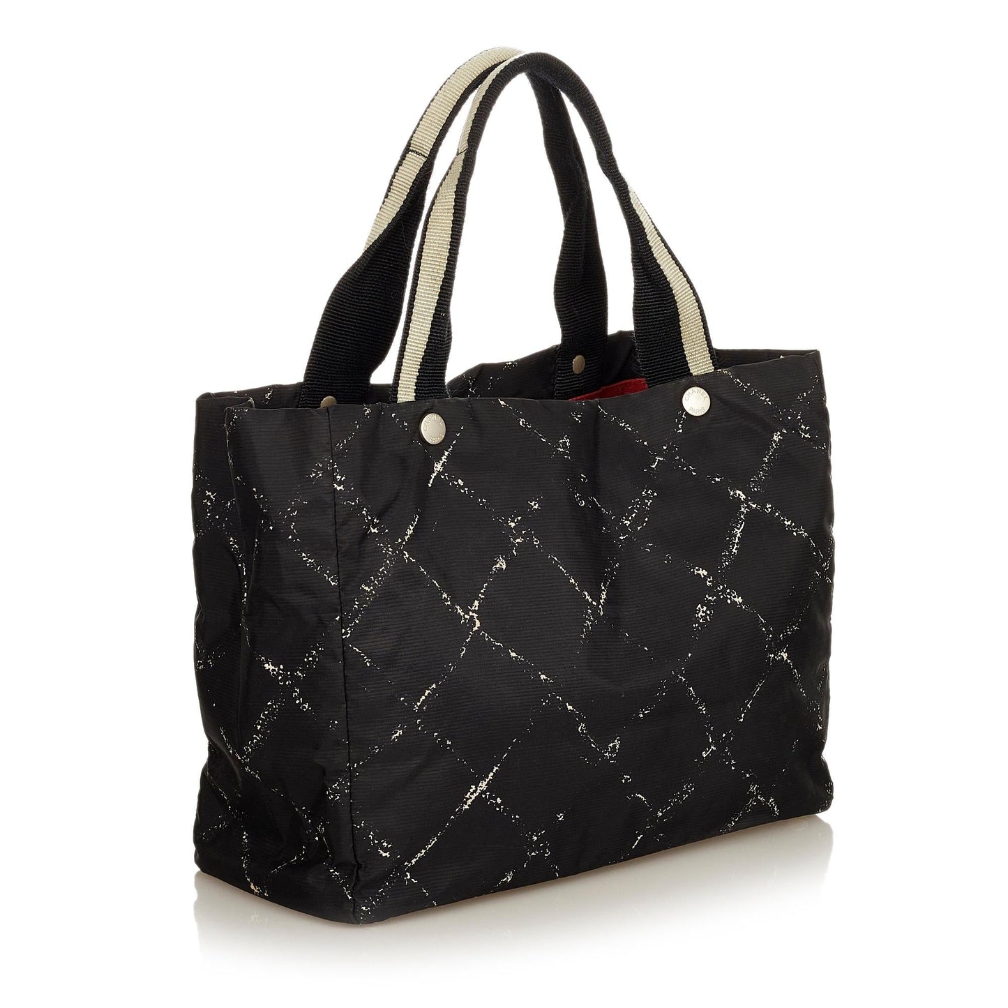 Chanel Old Line Nylon SHG Travel Bag Bag Shg