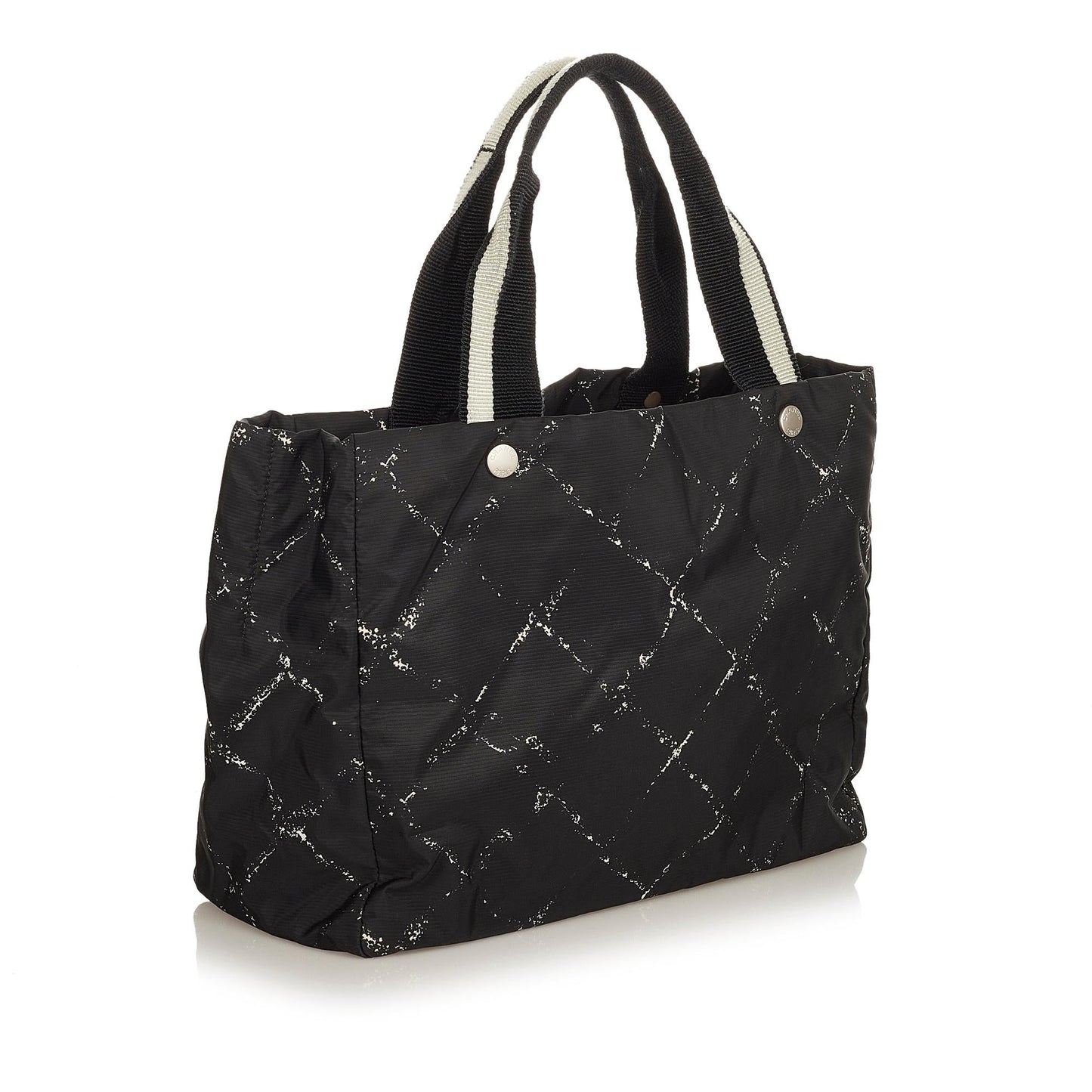 Chanel Old Line Nylon SHG Travel Bag