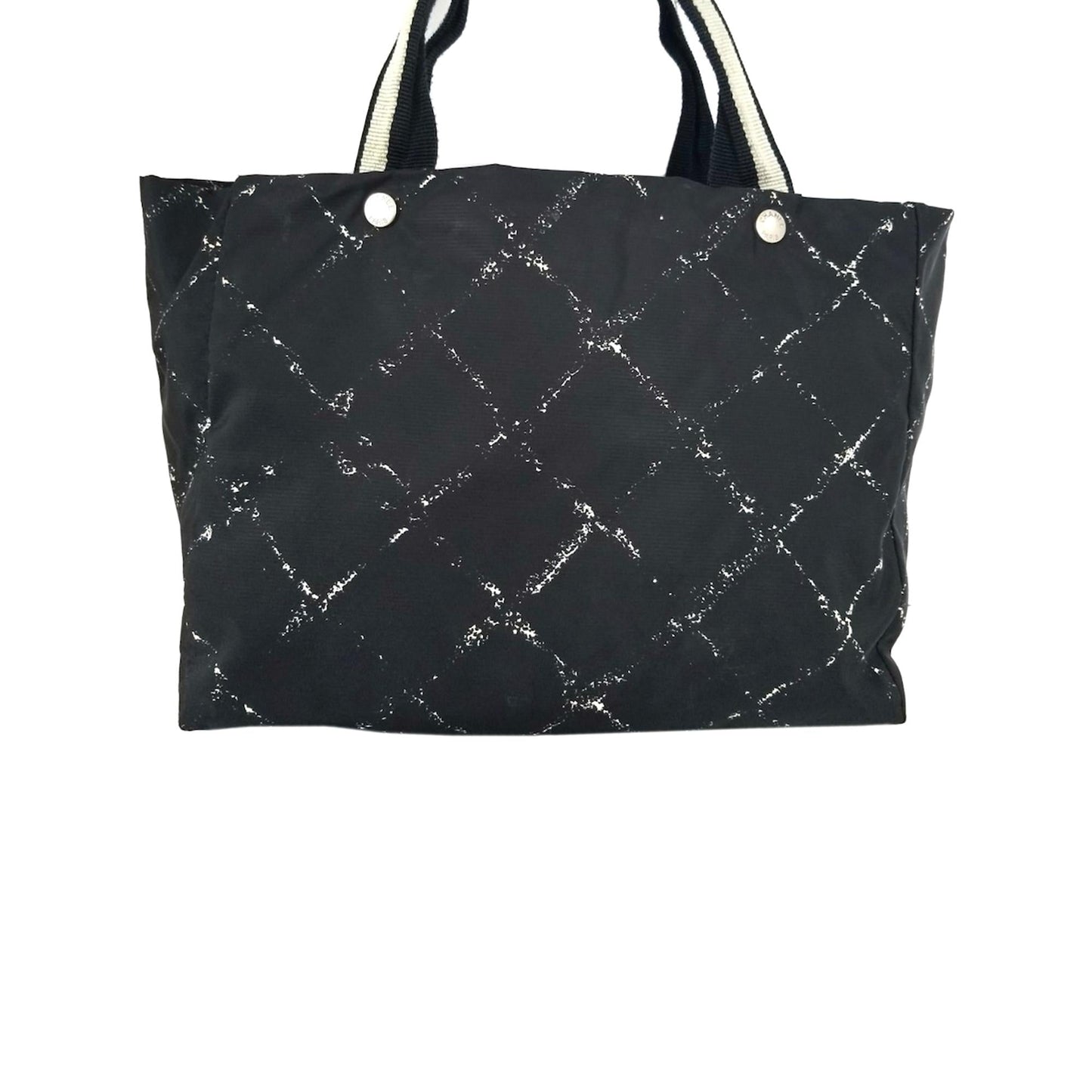 Chanel Old Line Nylon SHG Travel Bag 11