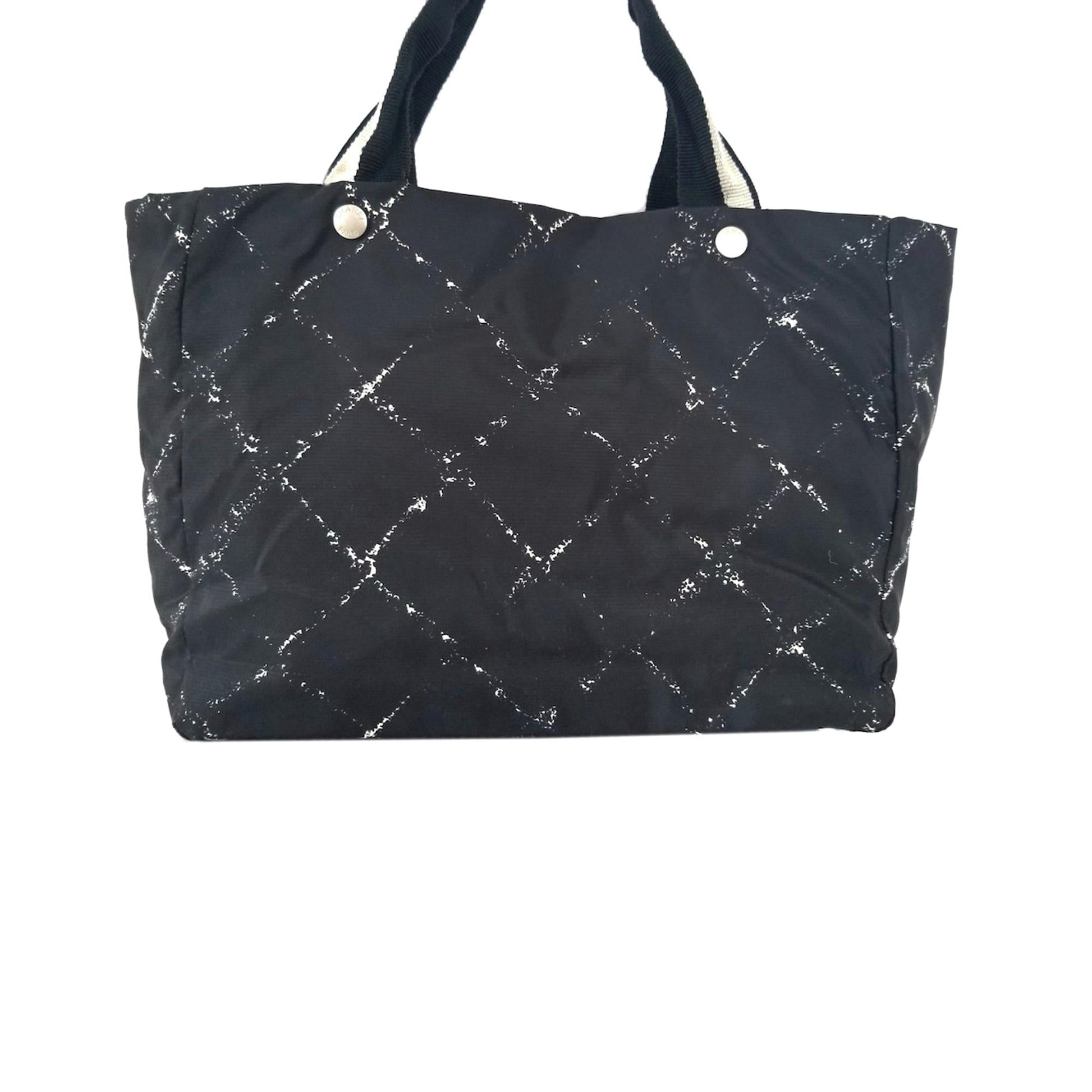 Chanel Old Line Nylon SHG Travel Bag 11
