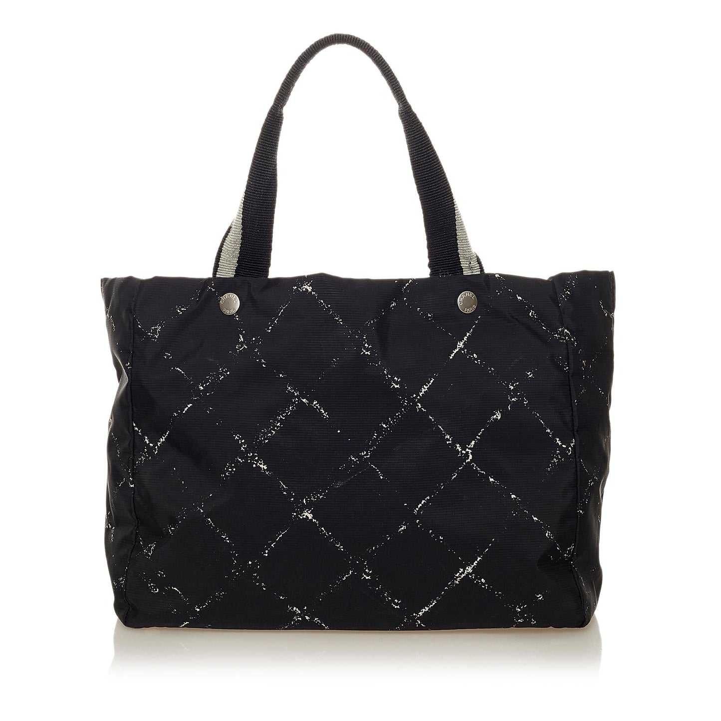 Chanel Old Line Nylon SHG Travel Bag 5