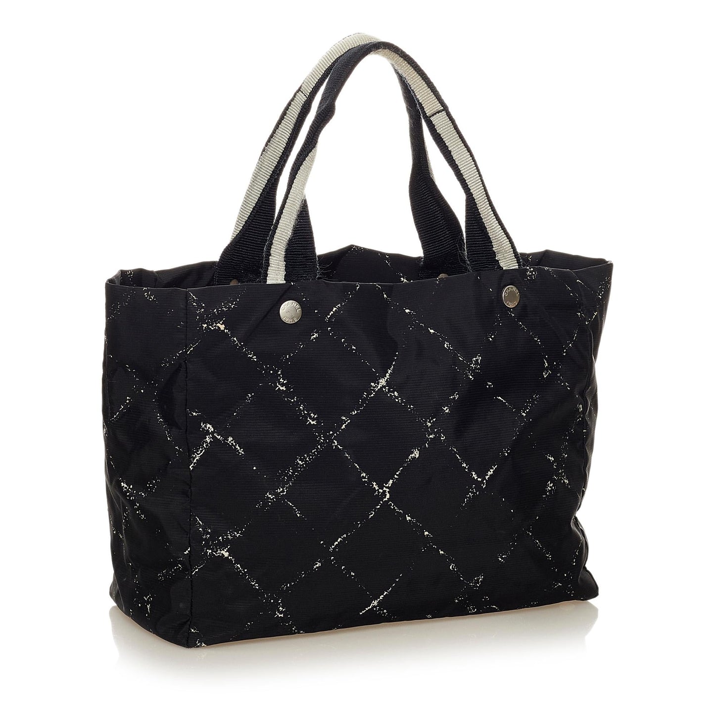 Chanel Old Line Nylon SHG Travel Bag 5