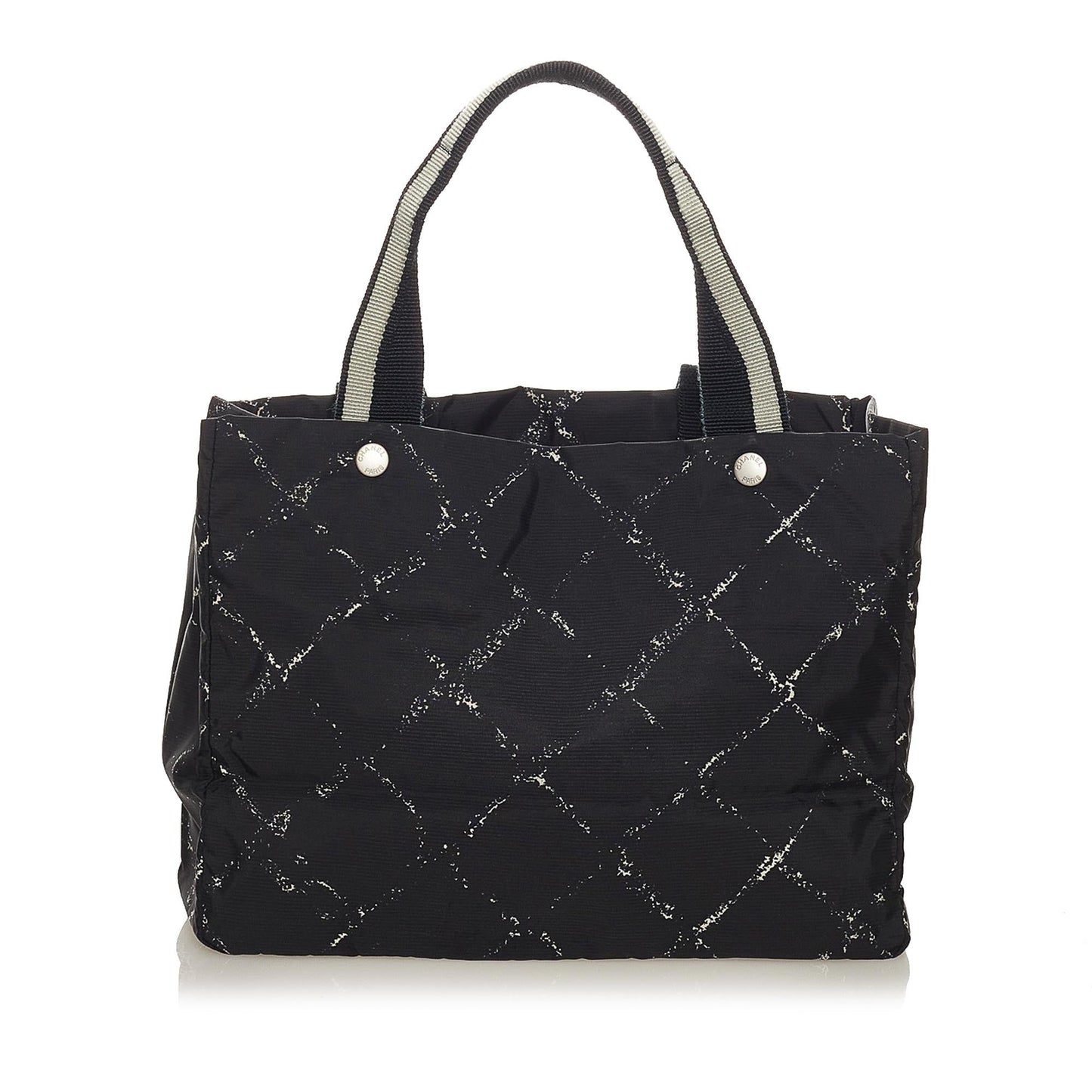 Chanel Old Line Nylon SHG Travel Bag 6