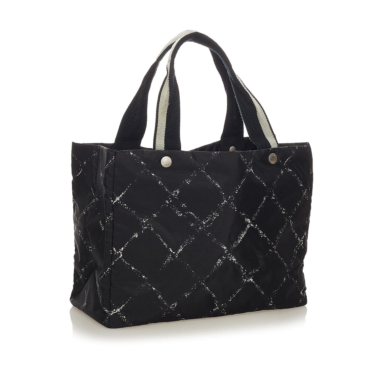 Chanel Old Line Nylon SHG Travel Bag 6