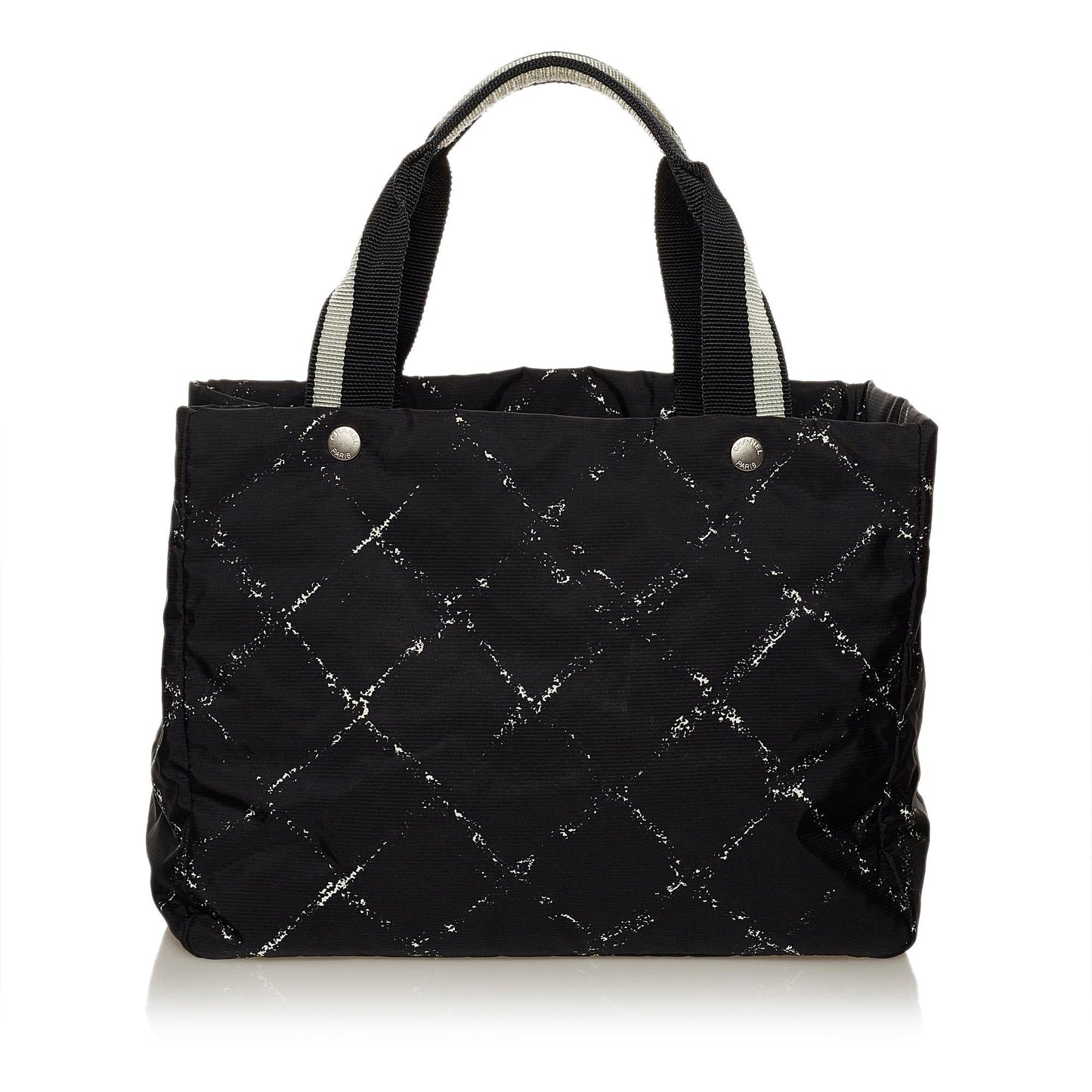Chanel Old Line Nylon SHG Travel Bag 7