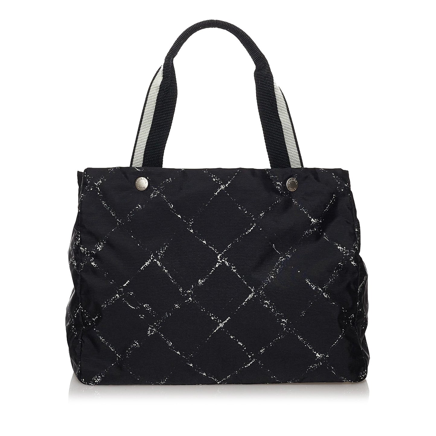 Chanel Old Line Nylon SHG Travel Bag 10