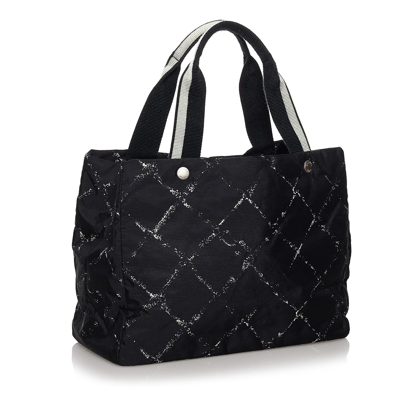 Chanel Old Line Nylon SHG Travel Bag 10