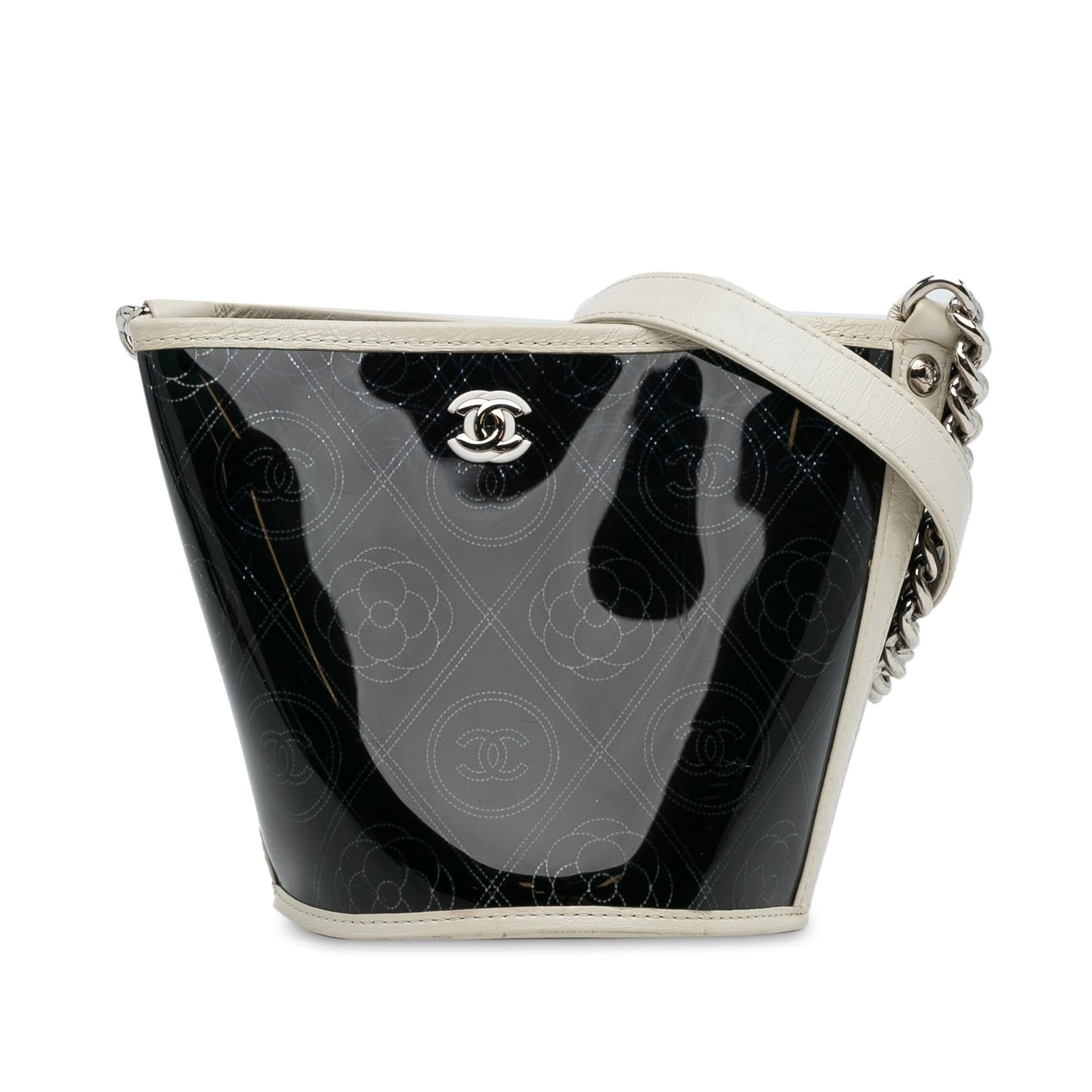 Chanel PVC Camellia Bucket SHG-rYuQUK Bucket Bag
