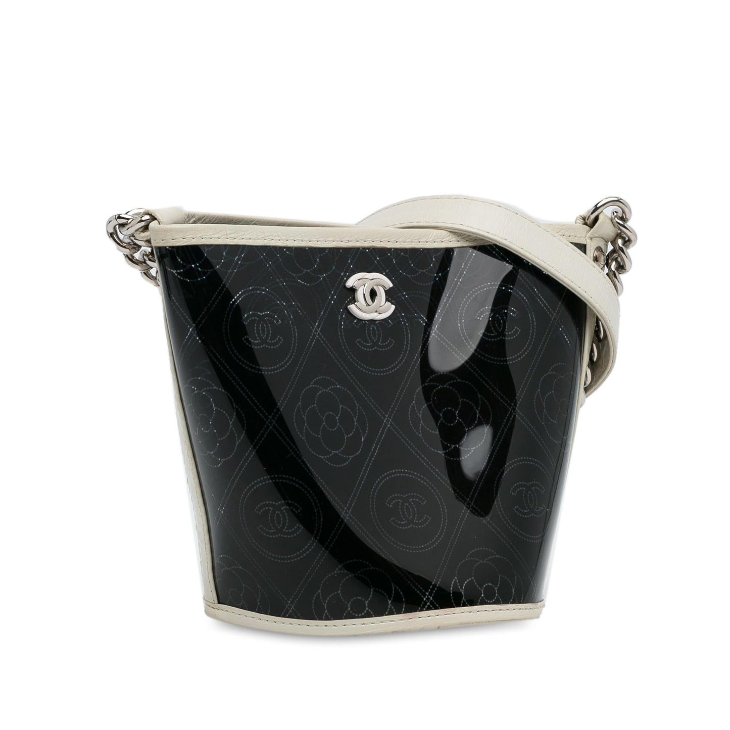 Chanel PVC Camellia Bucket SHG-rYuQUK Bucket Bag