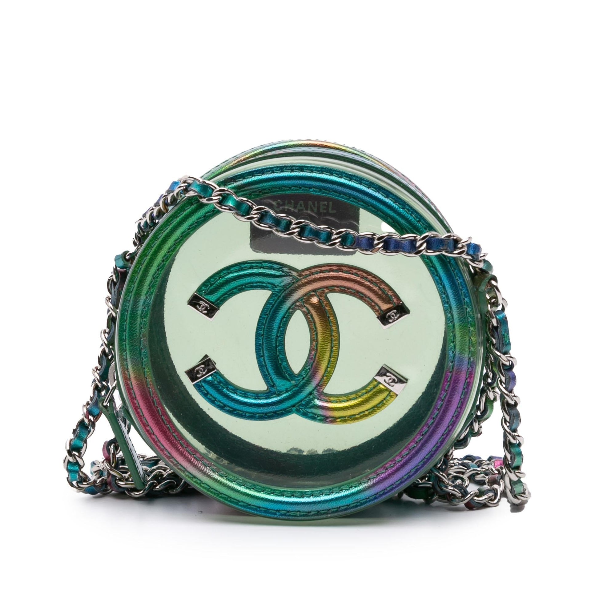 Chanel PVC ch Clutch Bag Chain 1