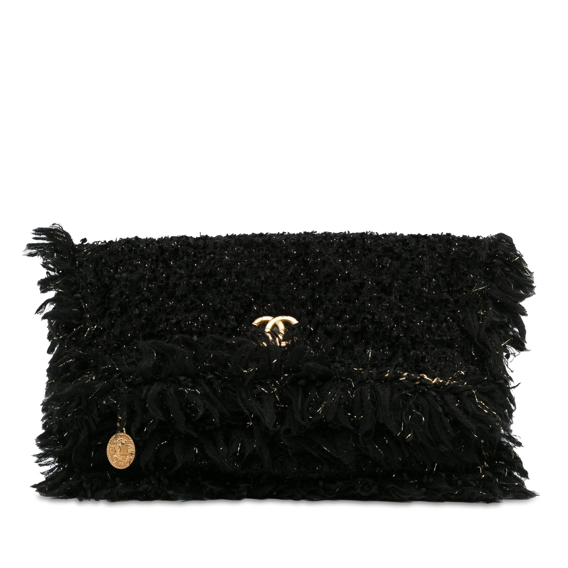 Chanel Paris-Cosmopolite Tweed Fringe SHG-algP8a Jewelry