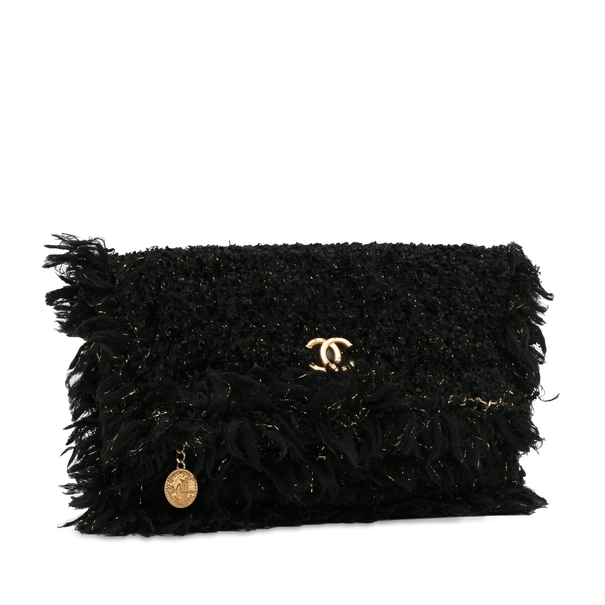 Chanel Paris-Cosmopolite Tweed Fringe SHG-algP8a Jewelry