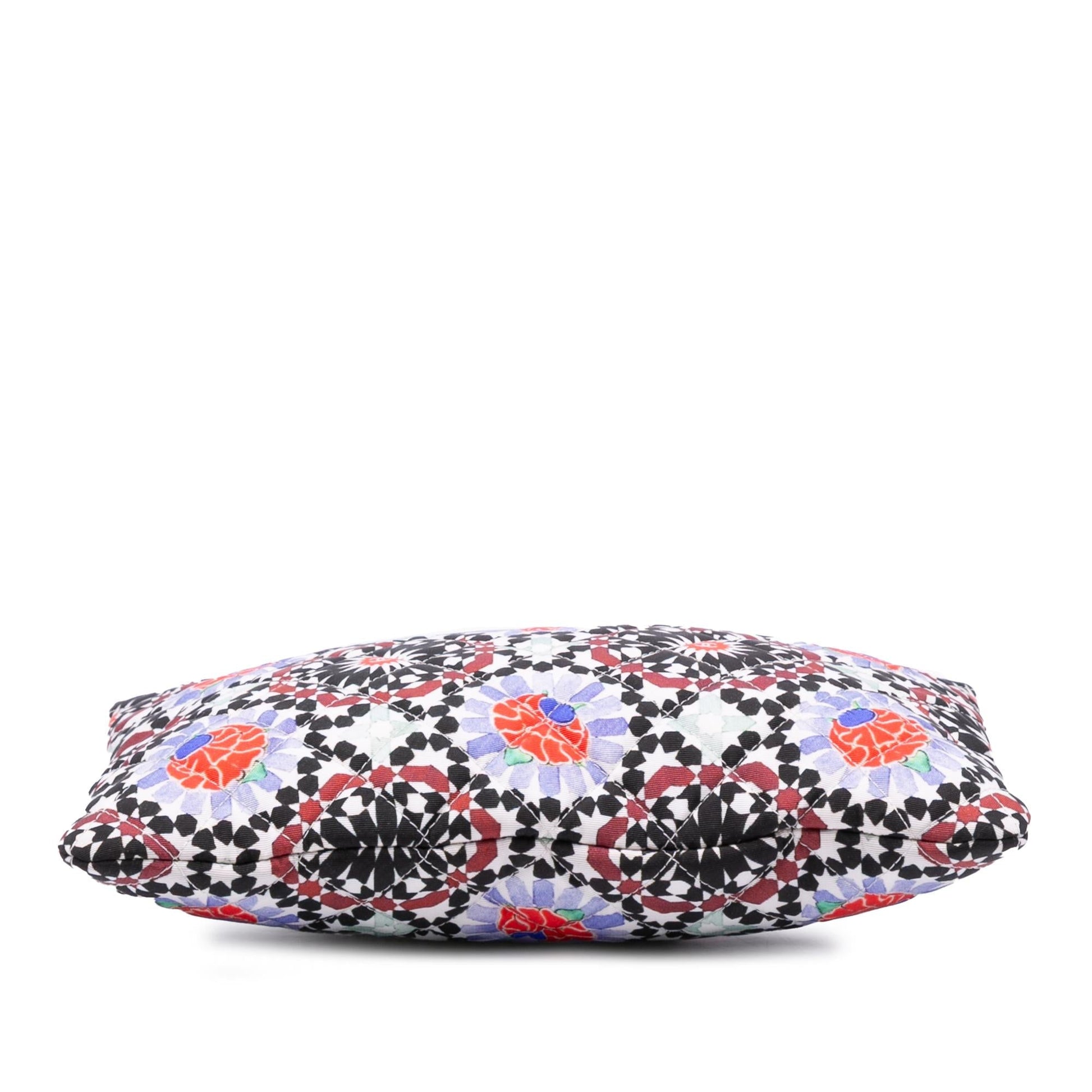 Chanel Paris Dubai Printed Cosmetic Canvas Handbag Case 2