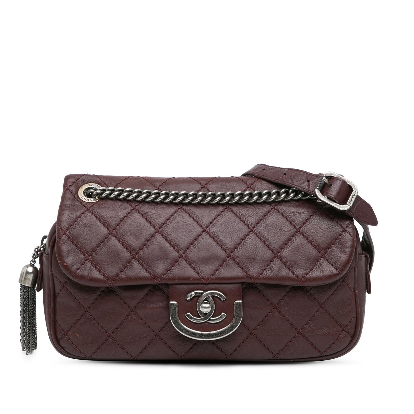 Chanel Paris Edinburgh Calfskin Coco Sporran Flap Handbag