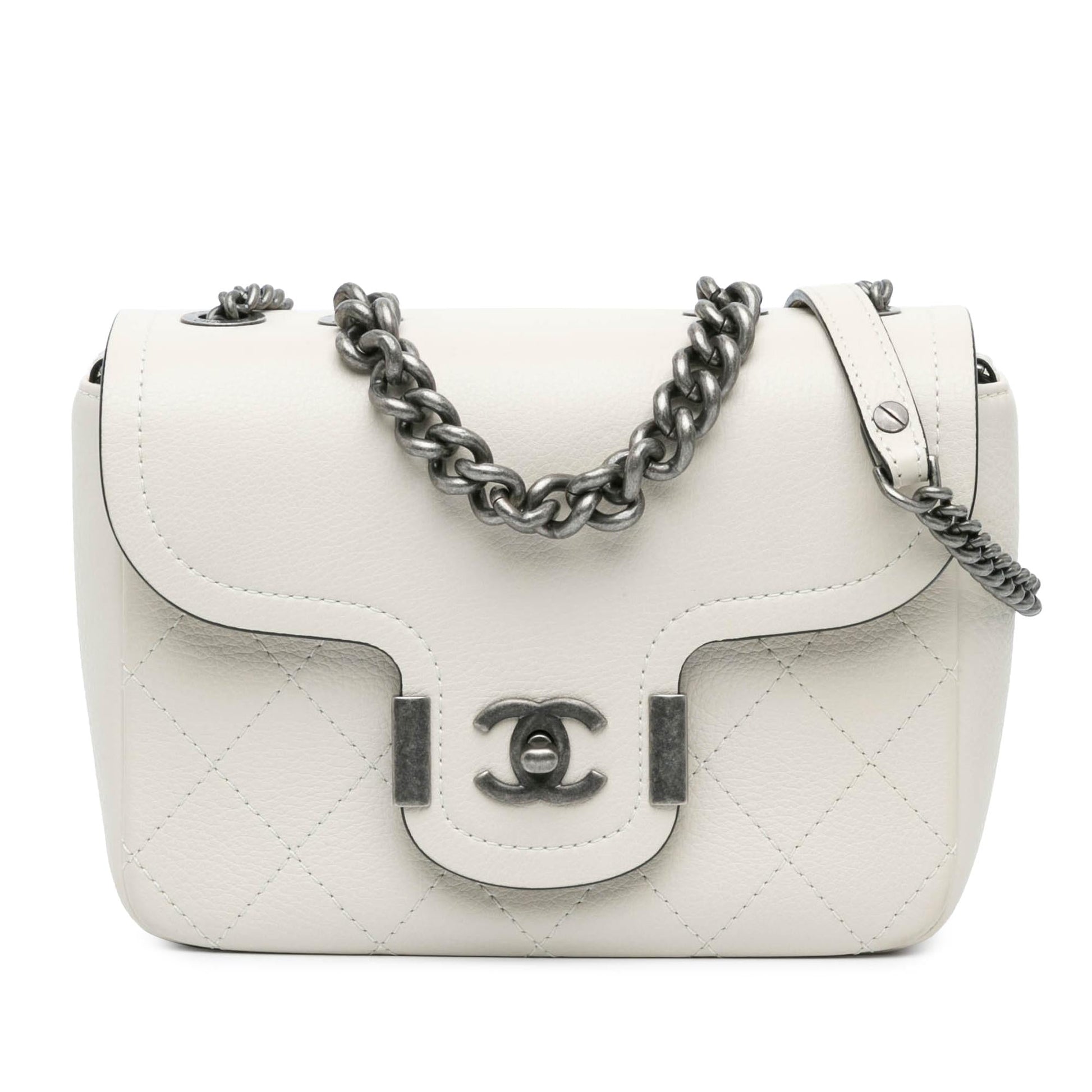 Chanel Paris Greece Calfskin Archi Chic Flap Handbag
