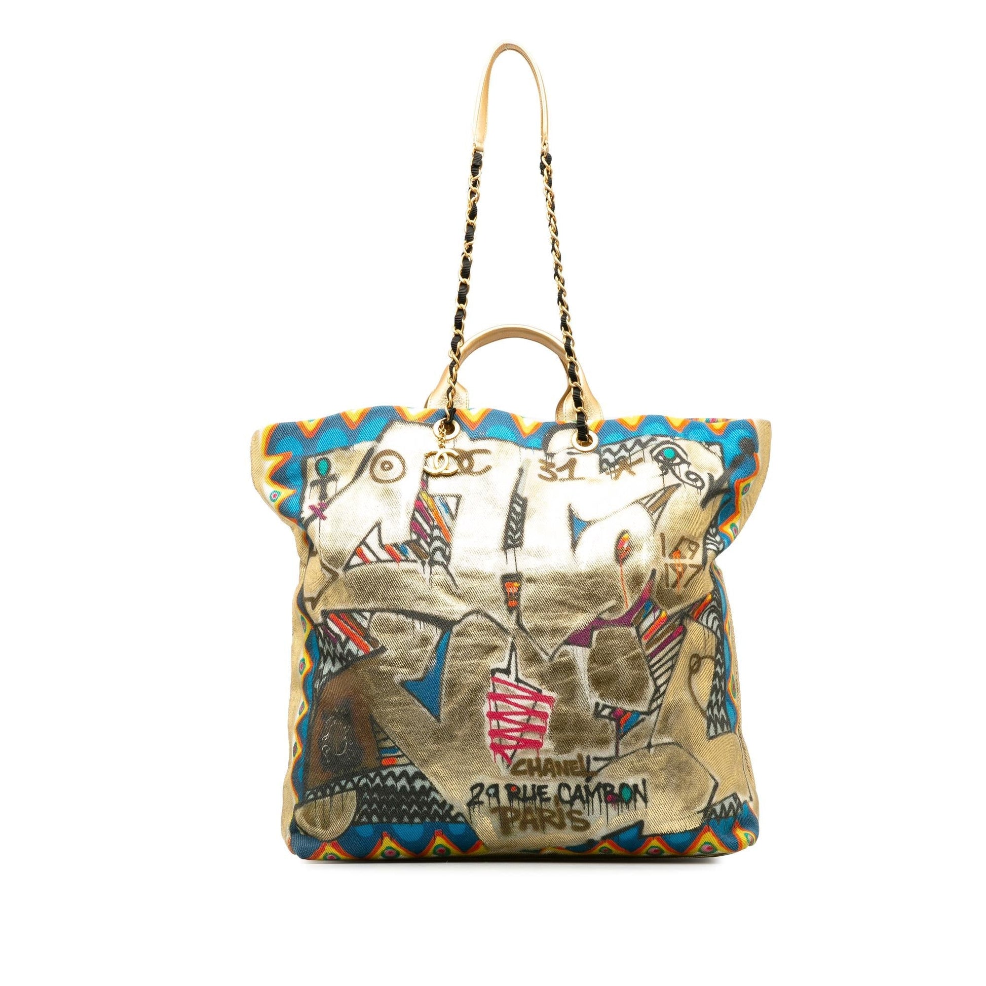 Chanel Paris New York Street Spirit Satchel Bag