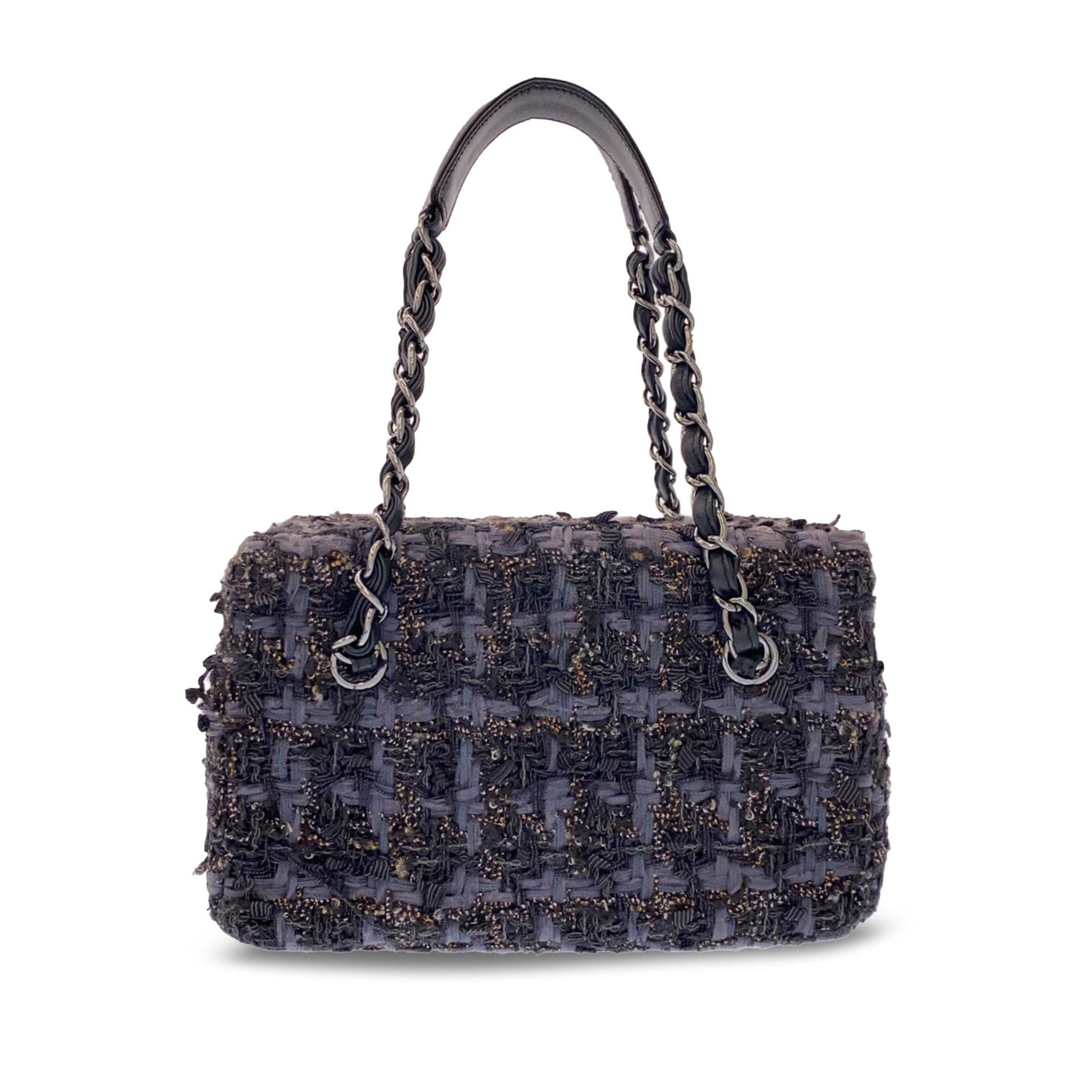 Chanel Paris-New York Tweed Box SHG-7FxkBw Handbag