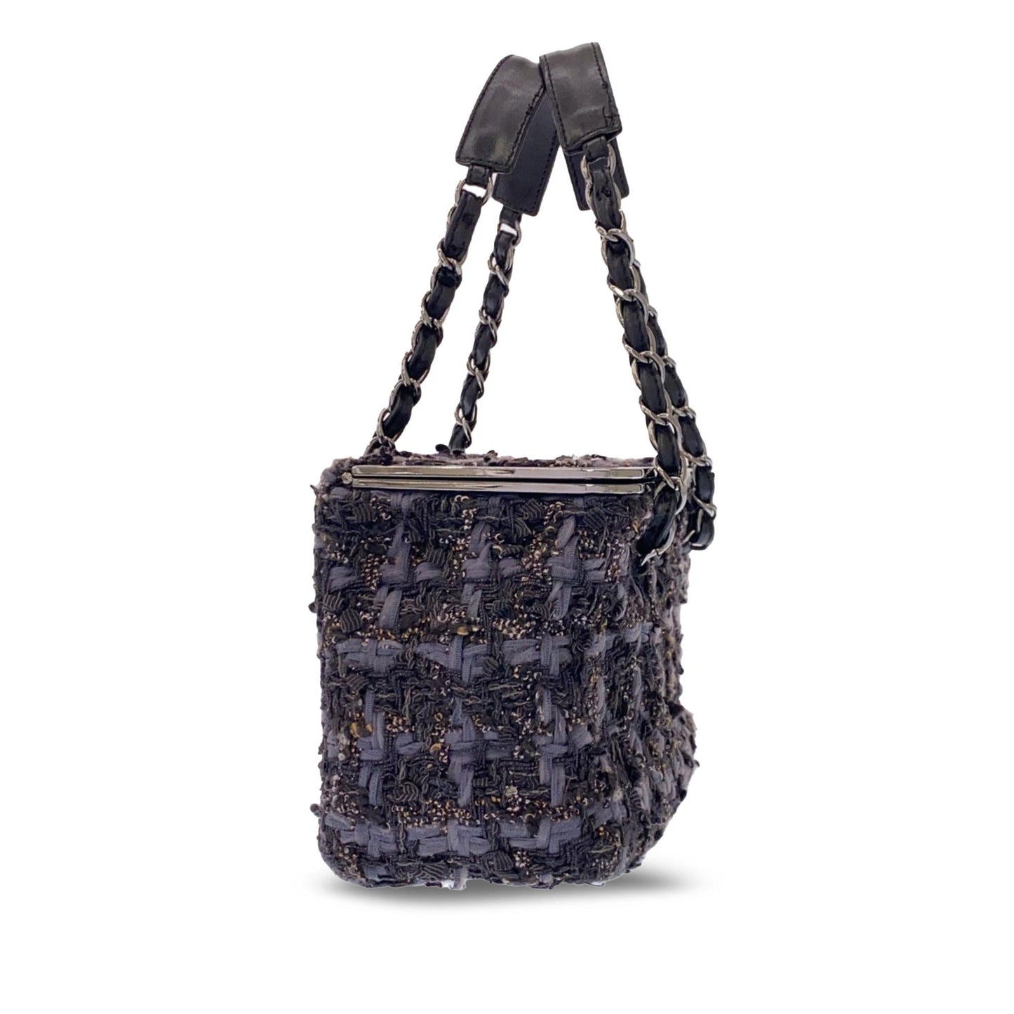 Chanel Paris-New York Tweed Box SHG-7FxkBw Handbag