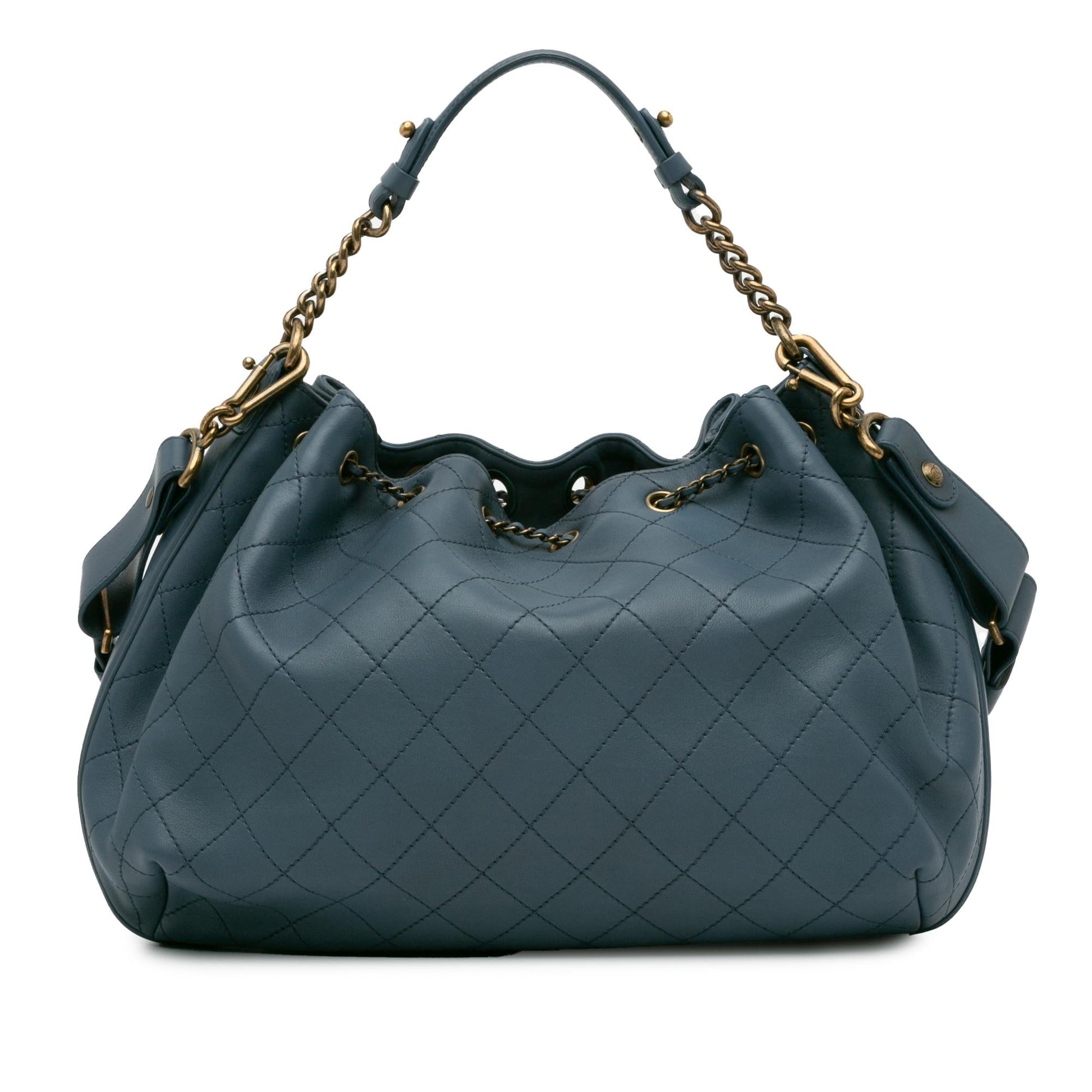 Chanel Paris-Rome Drawstring CC Bucket SHG-9nXKLt Jewelry