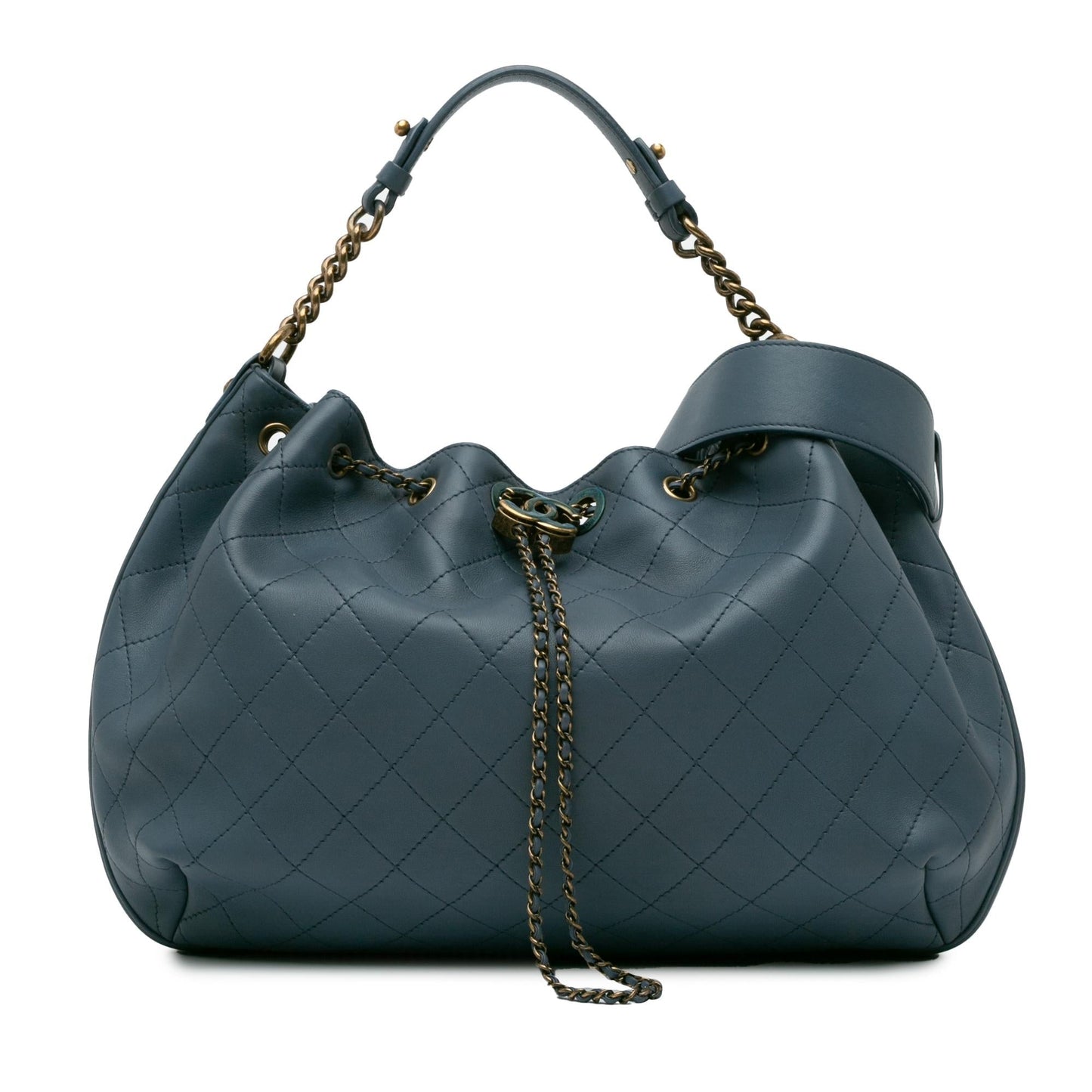 Chanel Paris-Rome Drawstring CC Bucket SHG-9nXKLt Jewelry