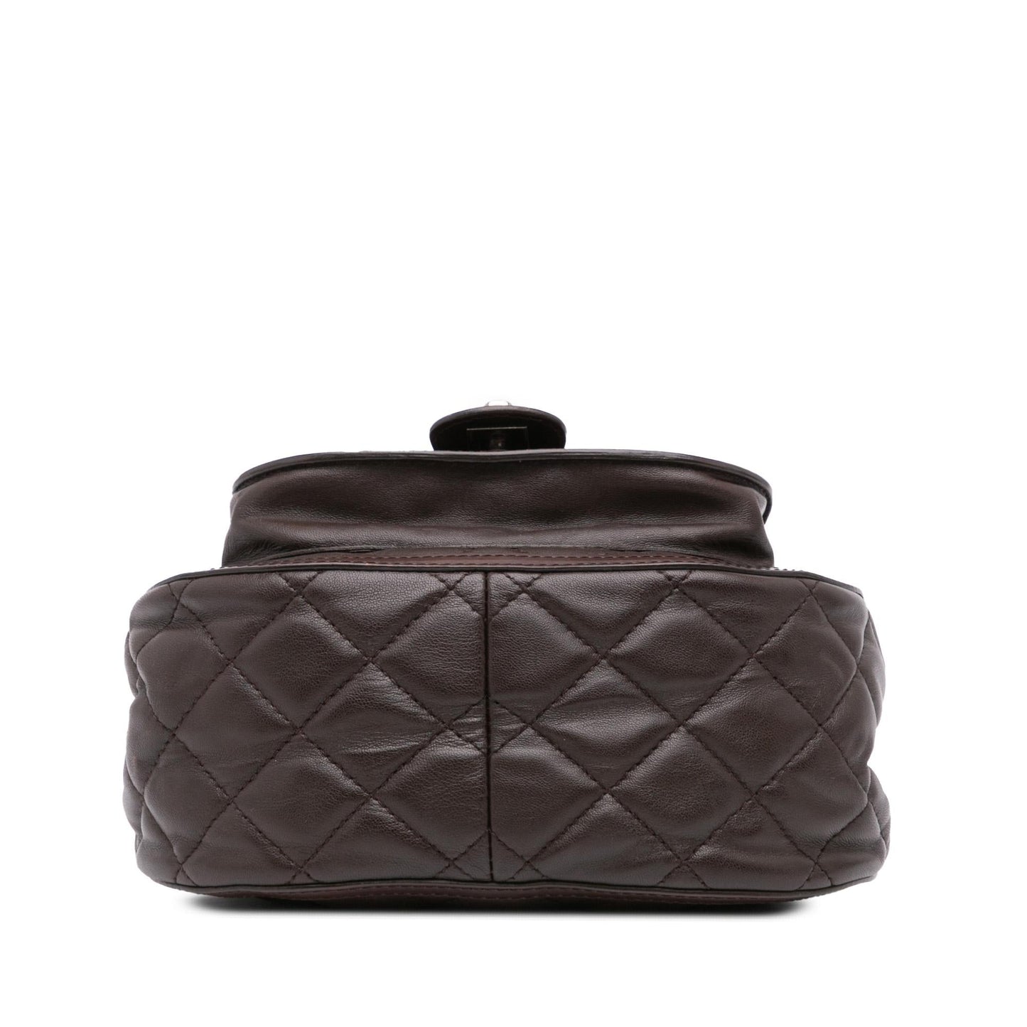 Chanel Paris-Salzburg Quilted Lambskin Pony Hair Saddle Crossbody Bag