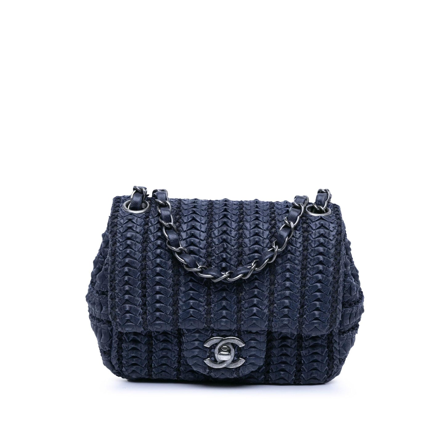 Chanel Paris Seoul Crochet Lambskin Single Flap Mini Bag