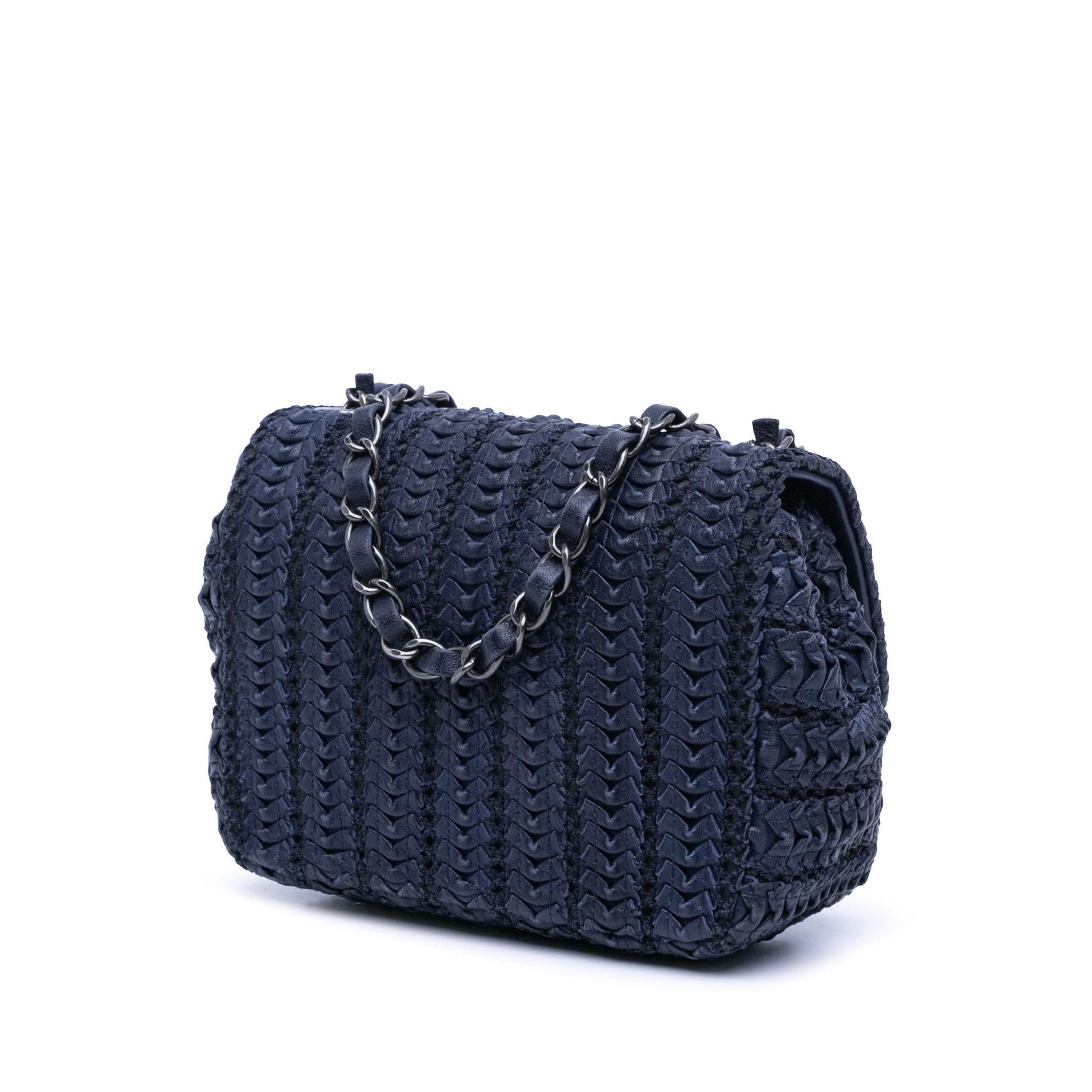 Chanel Paris Seoul Crochet Lambskin Single Flap Mini Bag