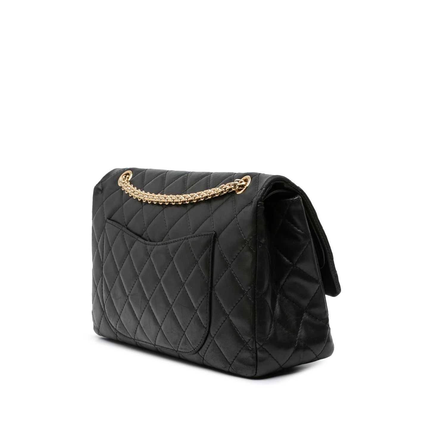 Chanel Paris-Shanghai Reissue 2.55 Quilted Lambskin Double Handbag