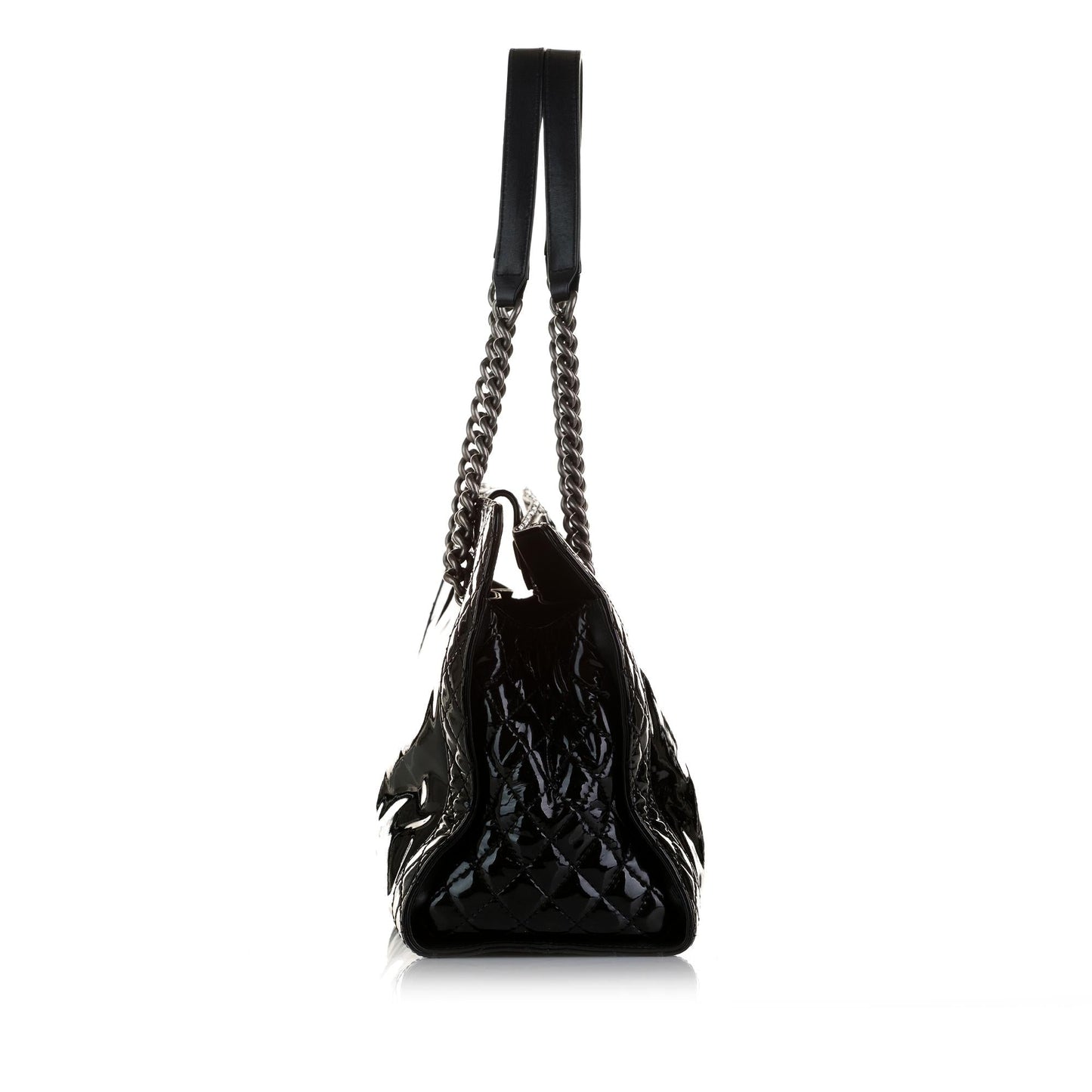Chanel Patent Boy Reverso Shopping SHG-QJie9P Tote Bag