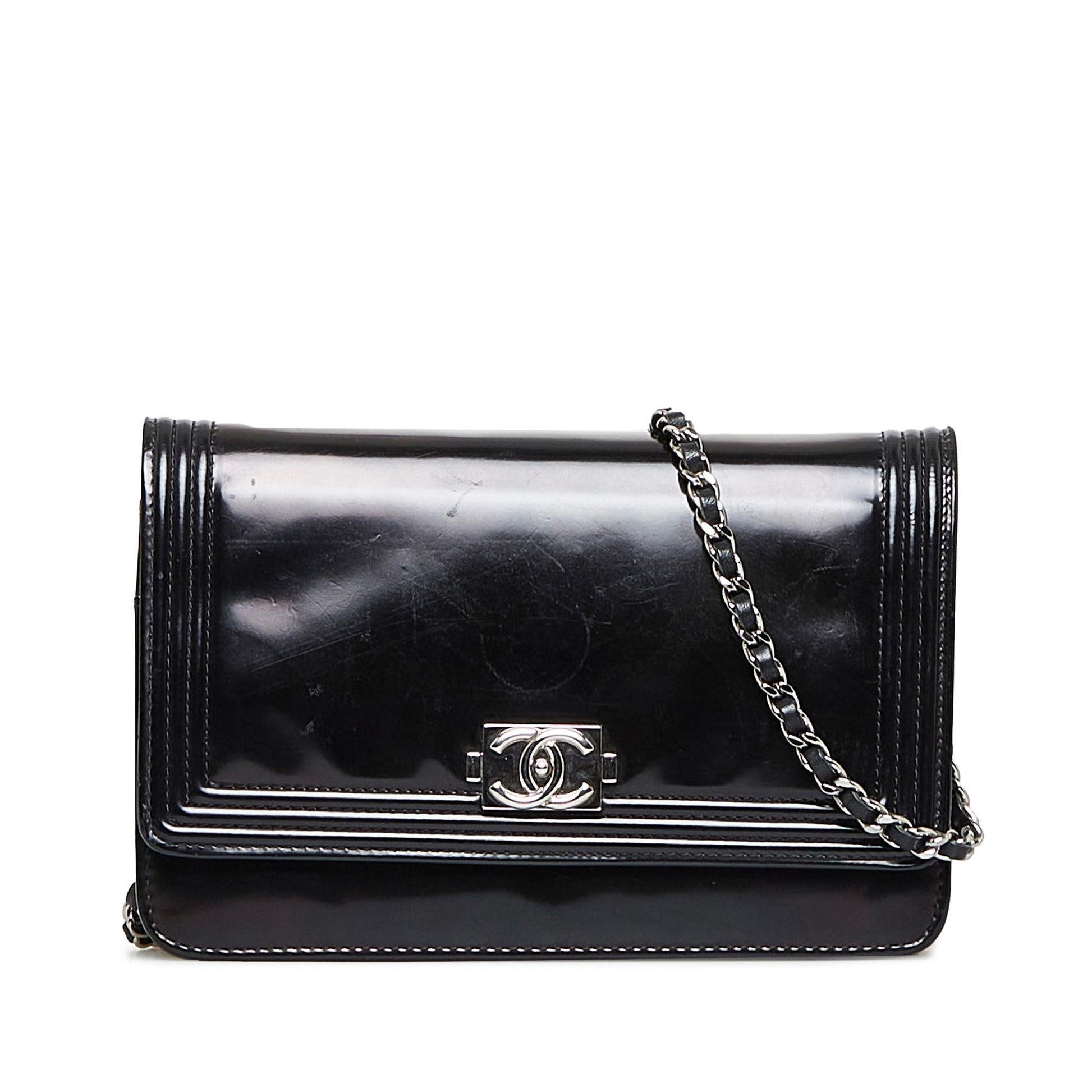 Chanel Patent Boy On SHG-ENHIOH Wallet Case