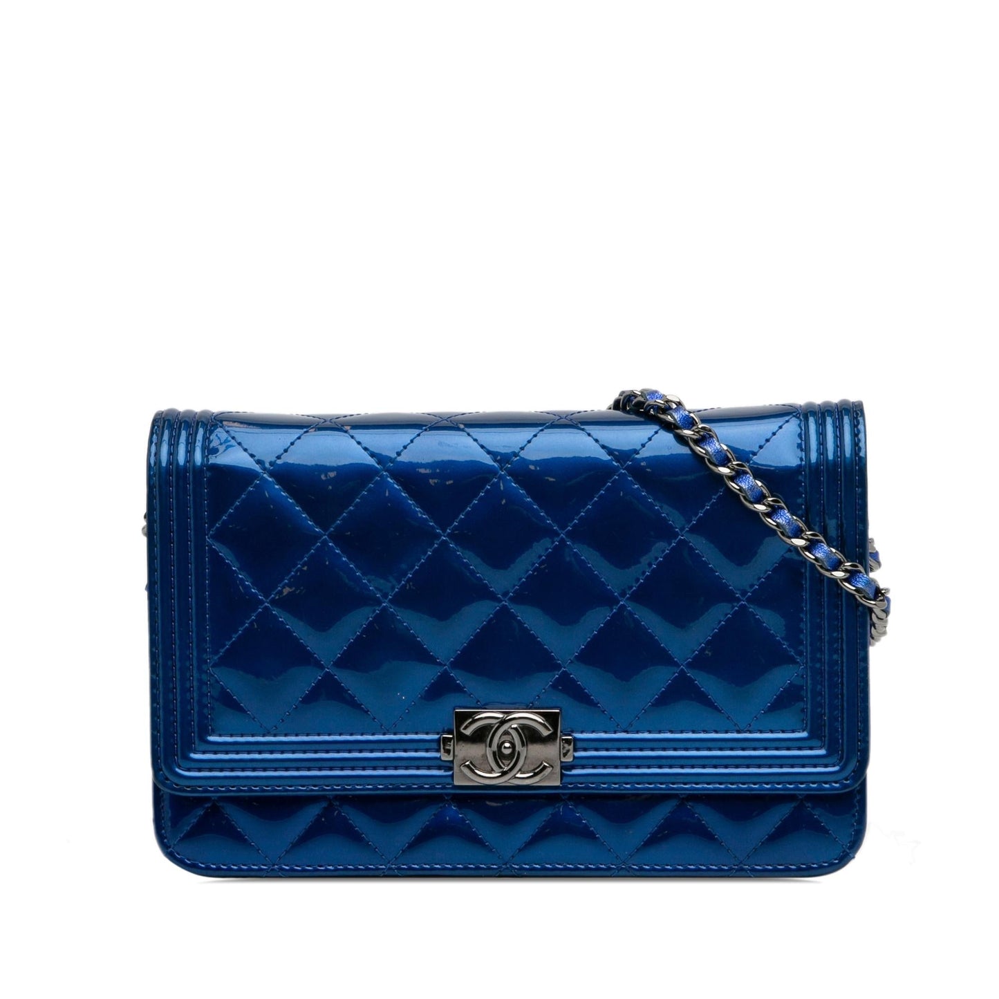 Chanel Patent Boy on SHG-0Lw1R6 Wallet Case