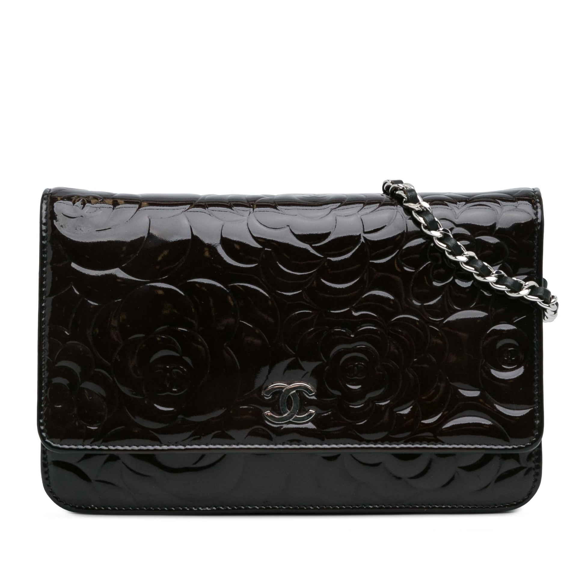 Chanel Patent Camellia On SHG-s5zcX3 Wallet Case