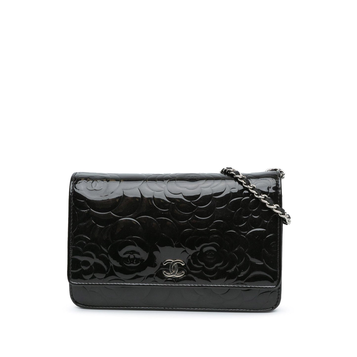 Chanel Patent Camellia On SHG-jbYGWh Wallet Case