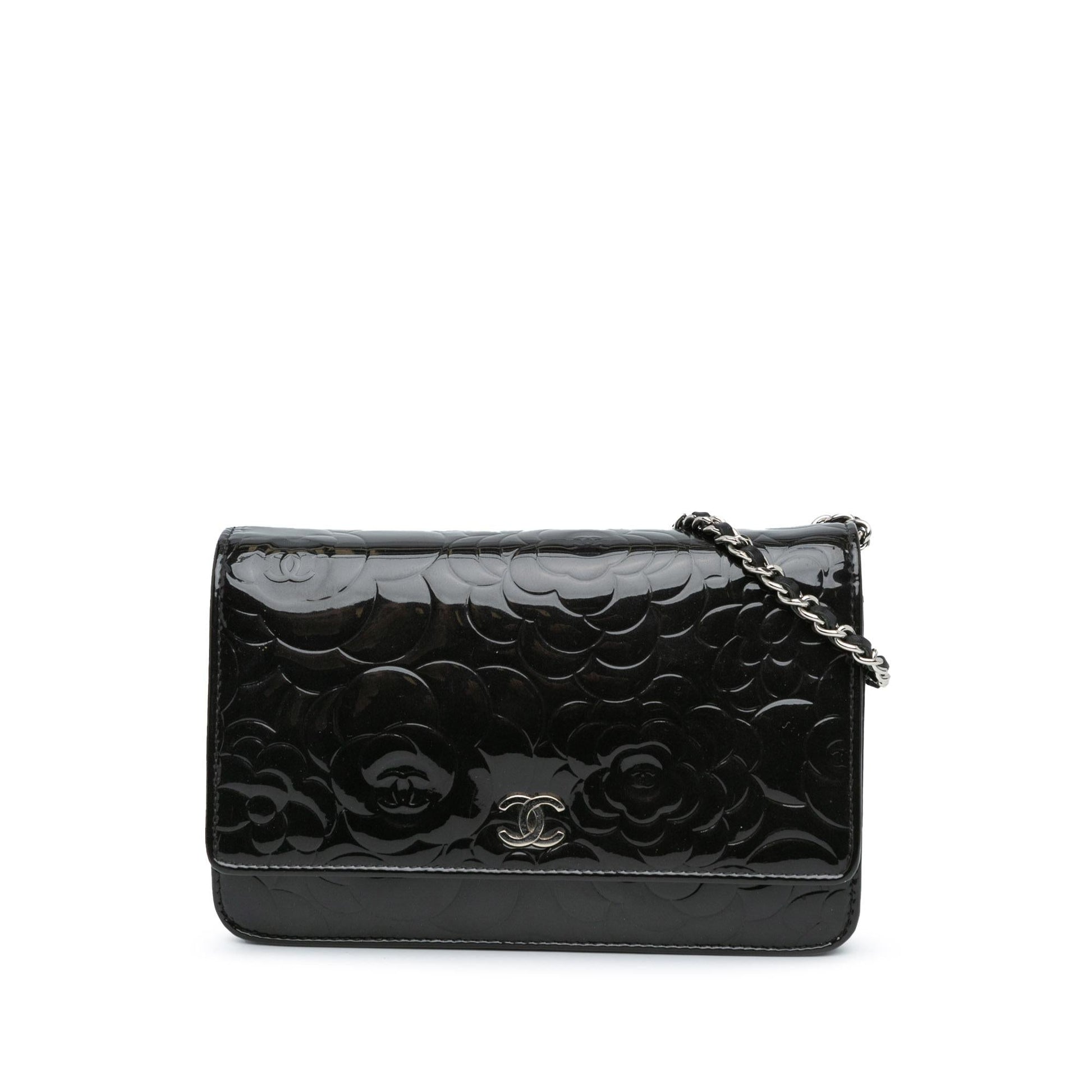 Chanel Patent Camellia On SHG-jbYGWh Wallet Case
