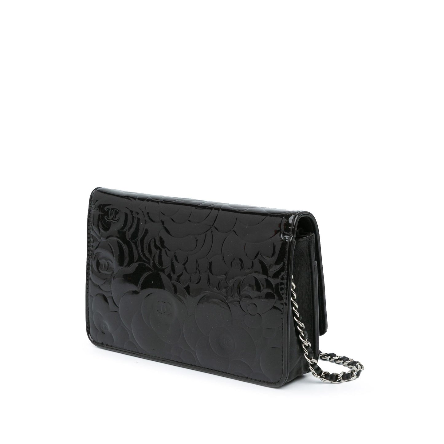 Chanel Patent Camellia On SHG-jbYGWh Wallet Case