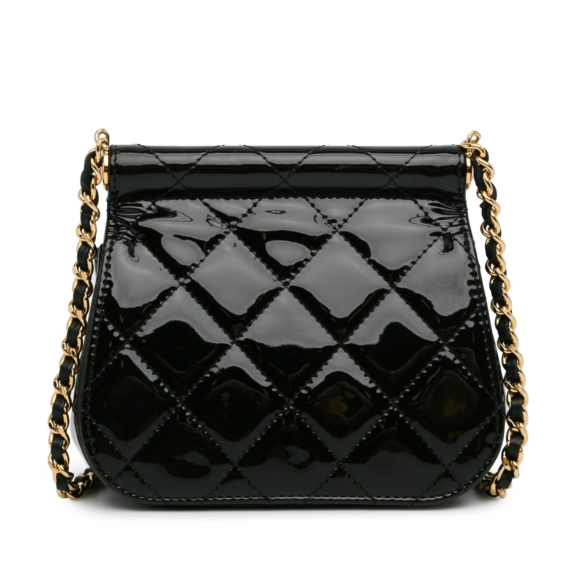 Chanel Patent Frame Flap SHG-kmbz5Y Clutch Bag