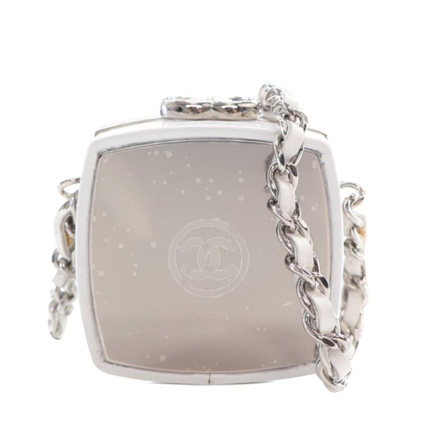 Chanel Patent Goatskin Make-Up Box Clutch Bag