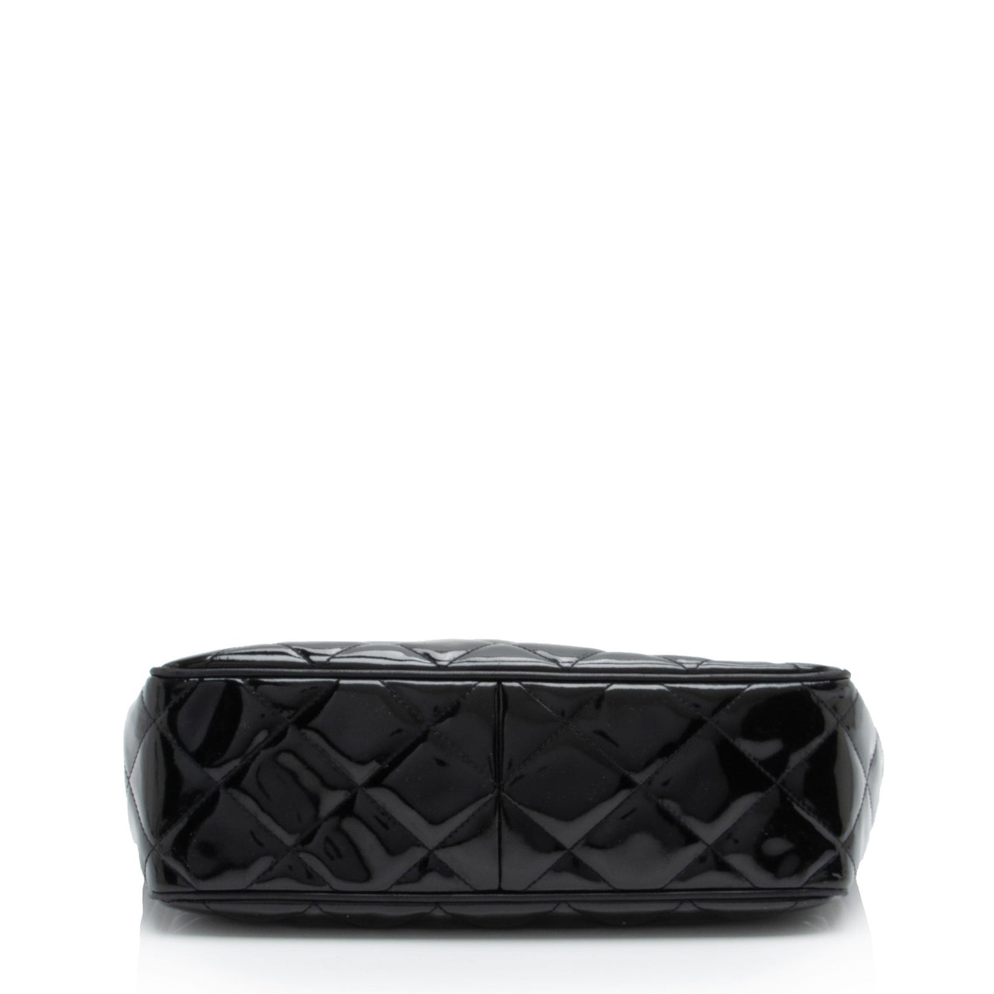 Chanel   Patent Leather CC Bowling Bag (SHF-S9yHE9)
